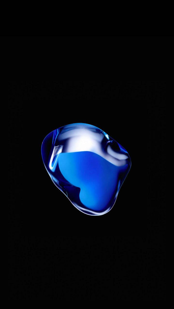 Parlayan Safir Taş Orijinal iPhone 7 Duvar Kağıdı