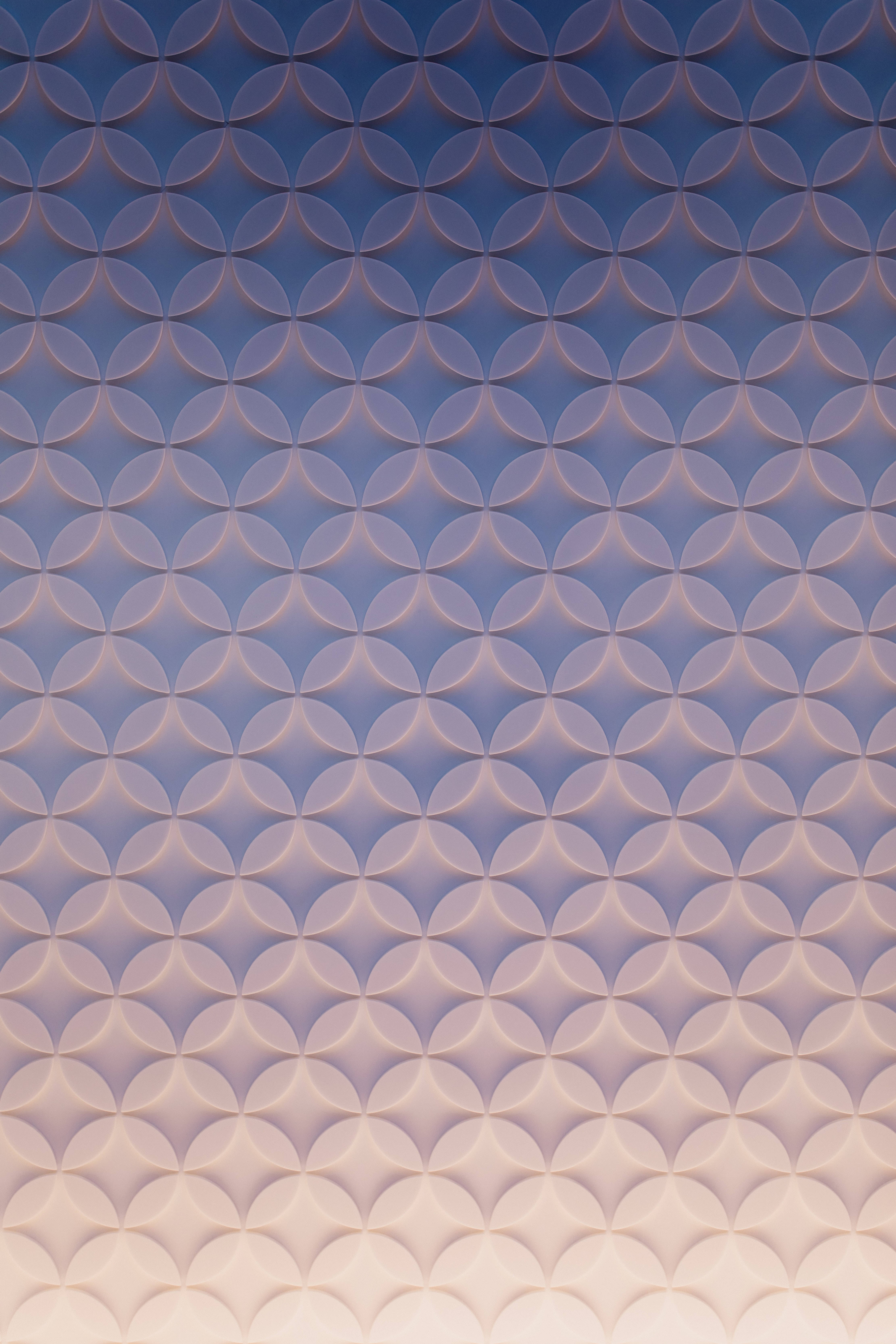 Pastel Geometrik Havalı Desen Duvar Kağıdı