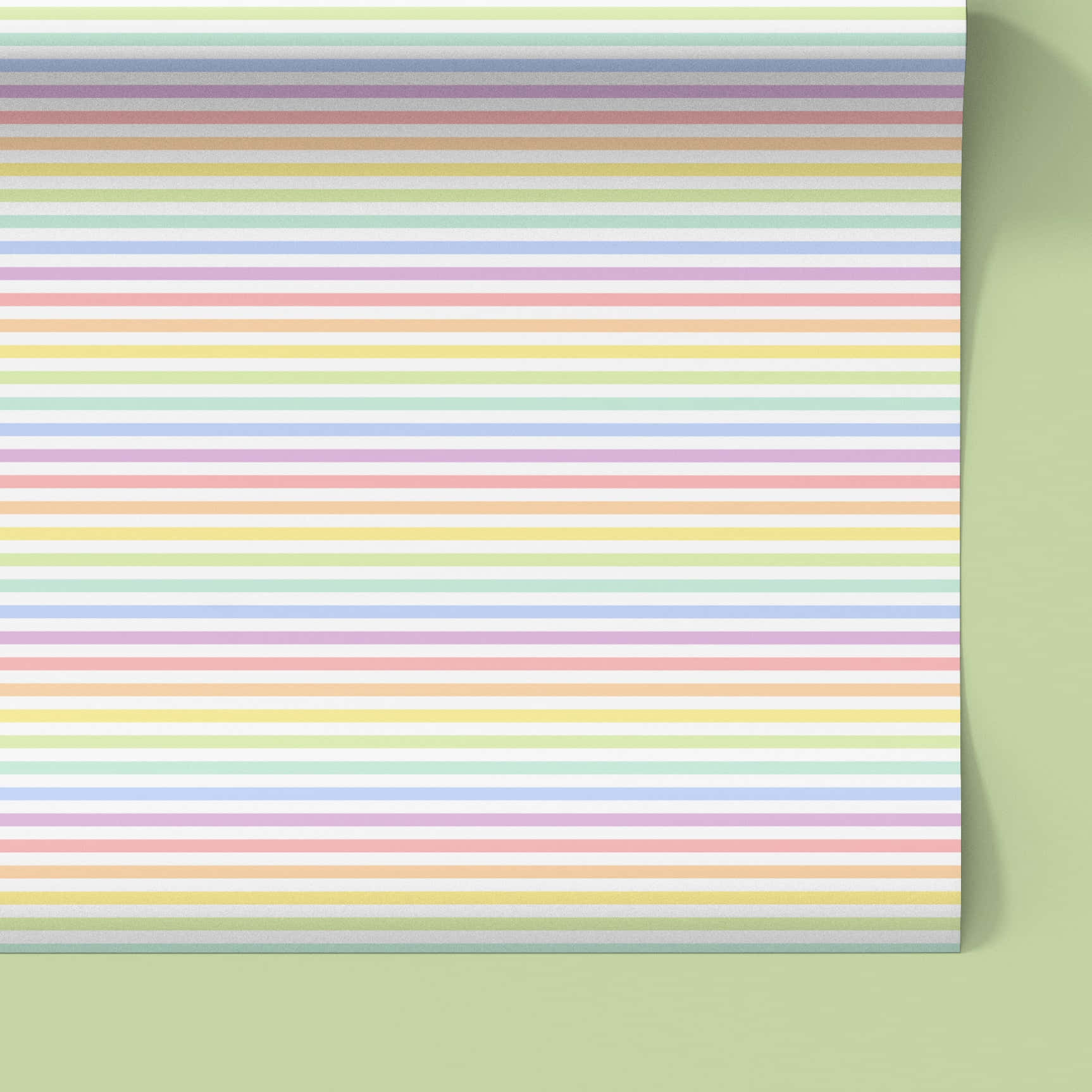 Pastel Gökkuşağı ile Rengarenk Bir Dokunuş Duvar Kağıdı