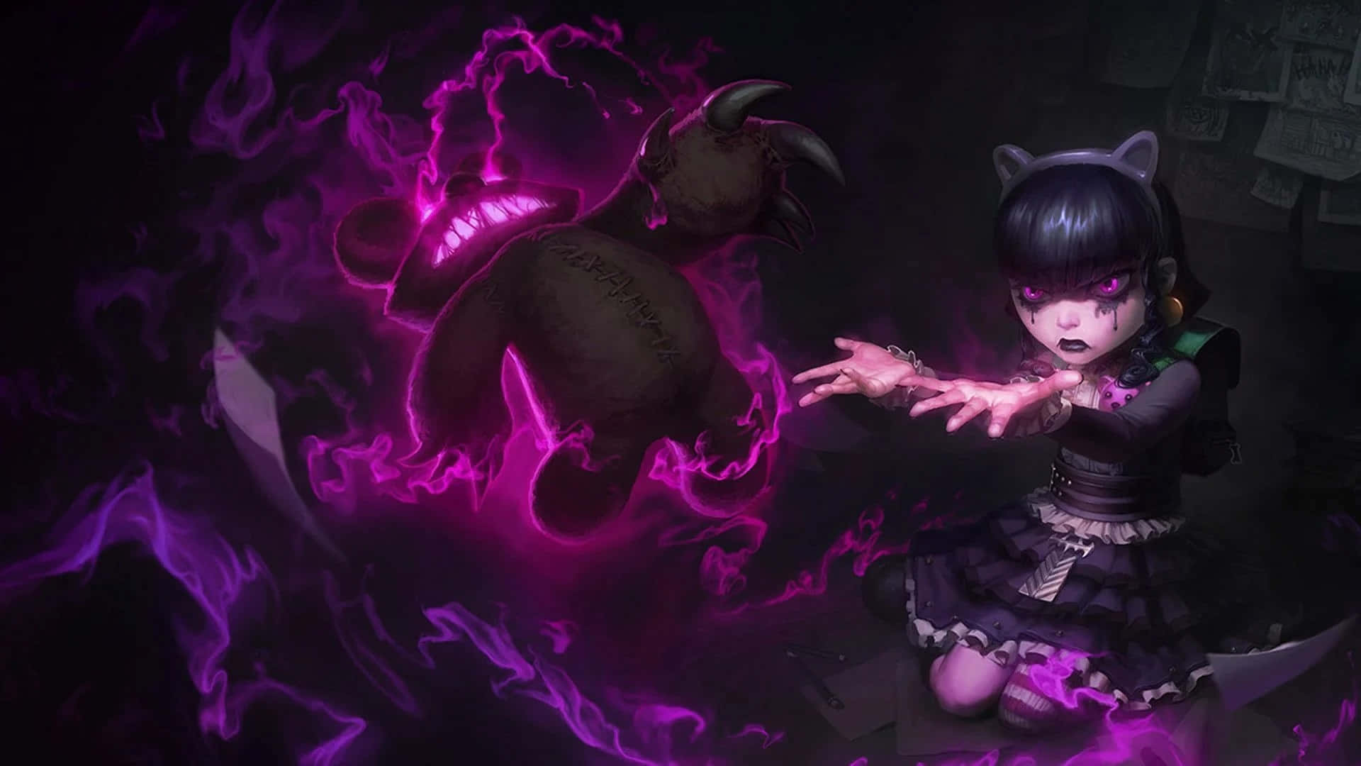 Pastel Goth ile görünümünüzü büyülü bir seviyeye taşıyın Duvar Kağıdı