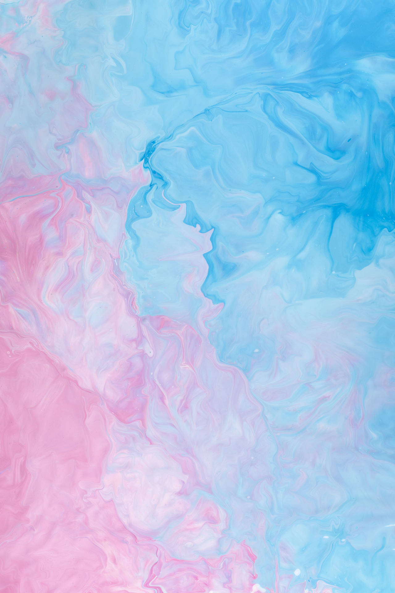 Pastel Mavi ve Pembe iPad Geçişi
