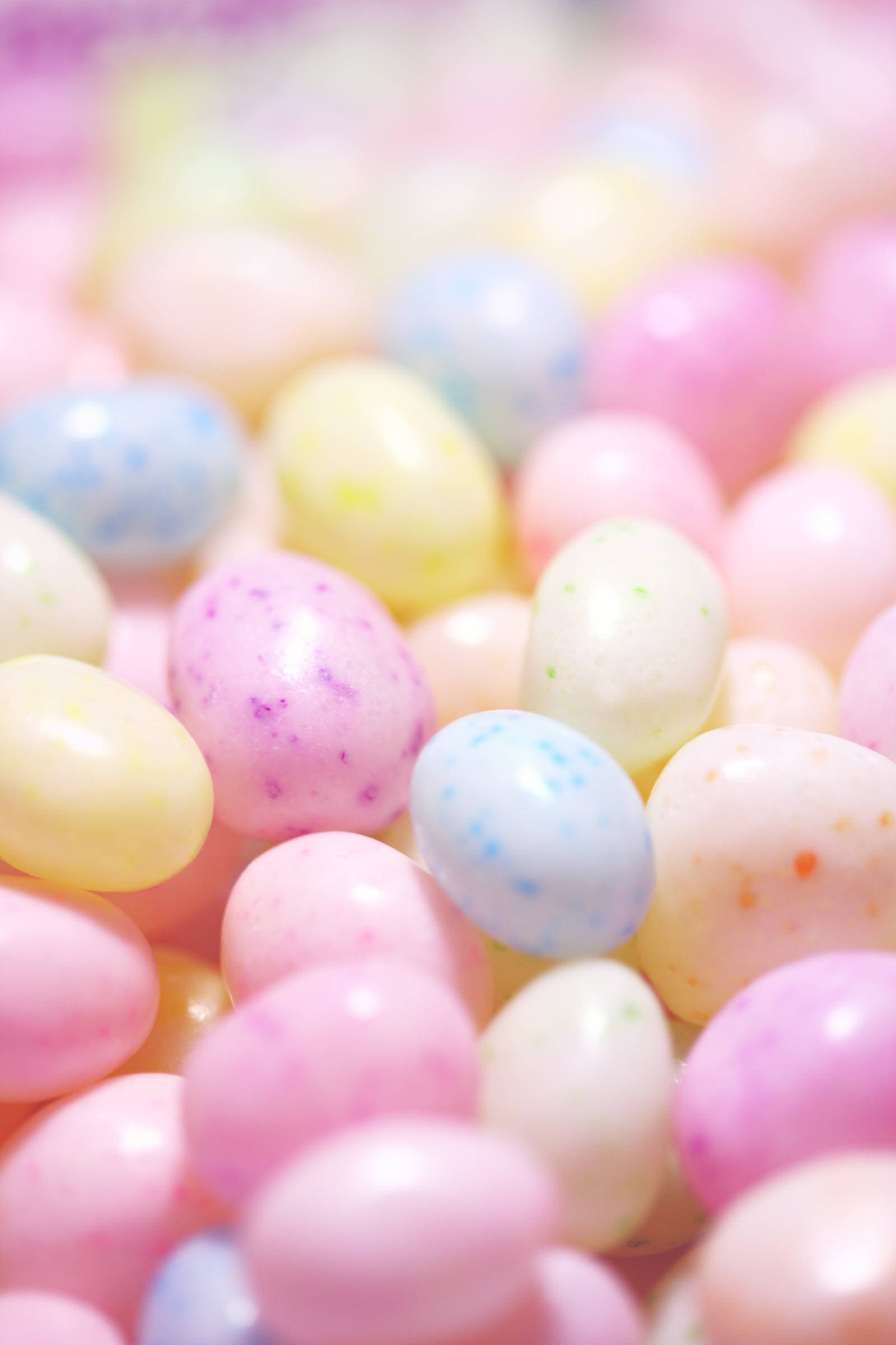 Pastel Pembe Estetik Şekerler Fotoğrafı Duvar Kağıdı