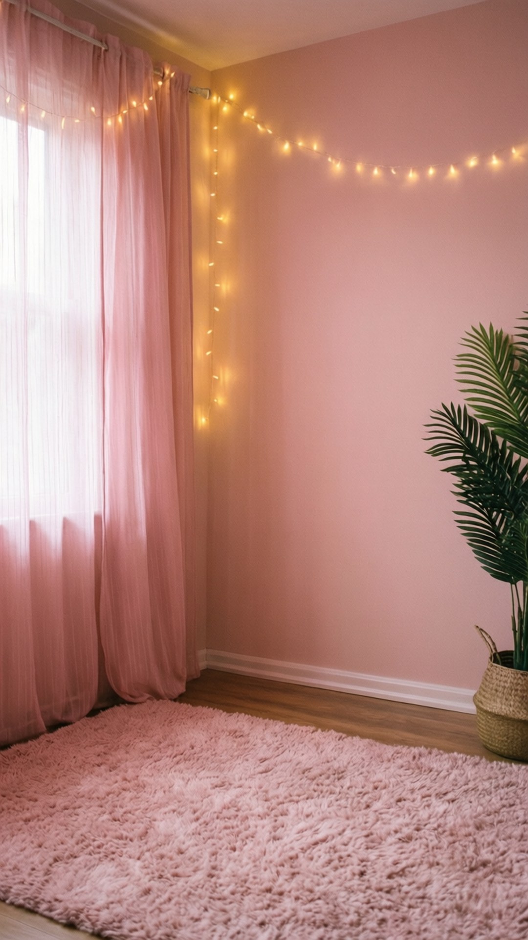 Pastel Pembe Estetik Oda Duvar Kağıdı