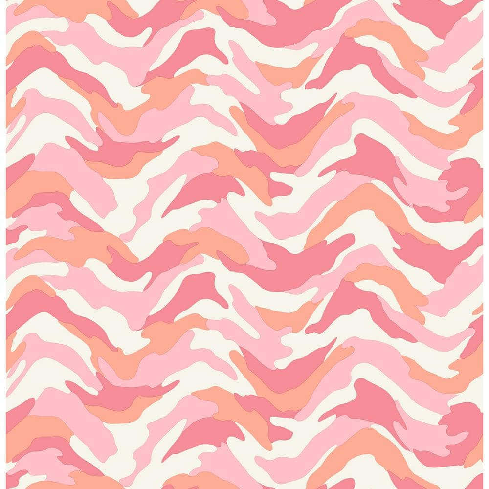 Pastel Pembe Kamuflaj Duvar Kağıdı