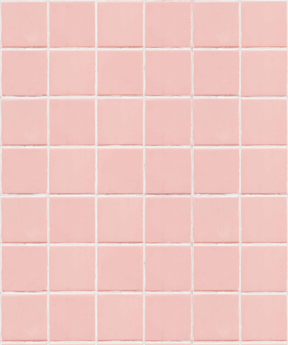Pastel Pembe Kare Desenli Fayanslar Duvar Kağıdı