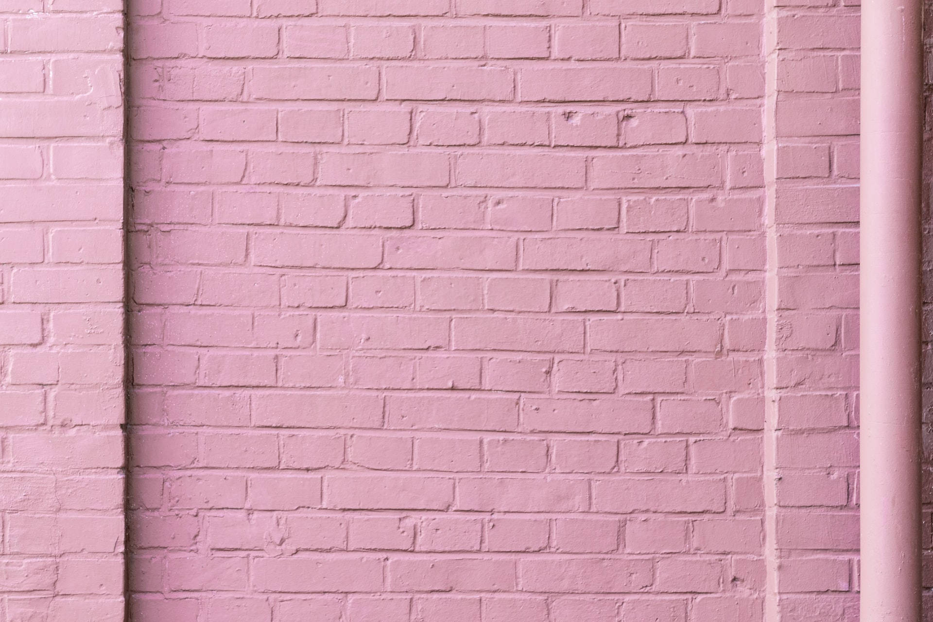 Pastel Pembe Tuğla Duvar Duvar Kağıdı