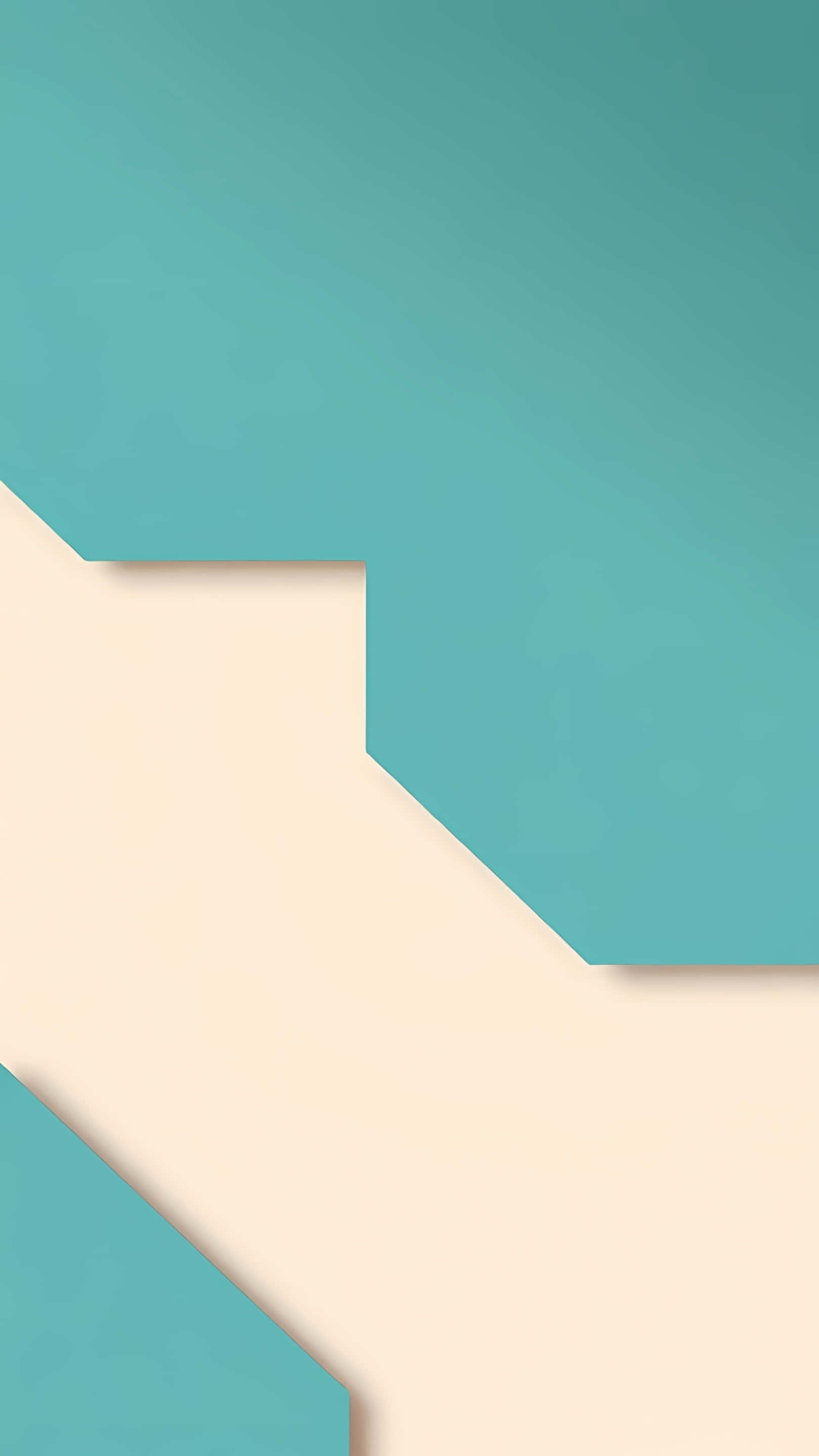 Pastel Renklerde Minimalist Kağıt Kesme Katmanları Duvar Kağıdı