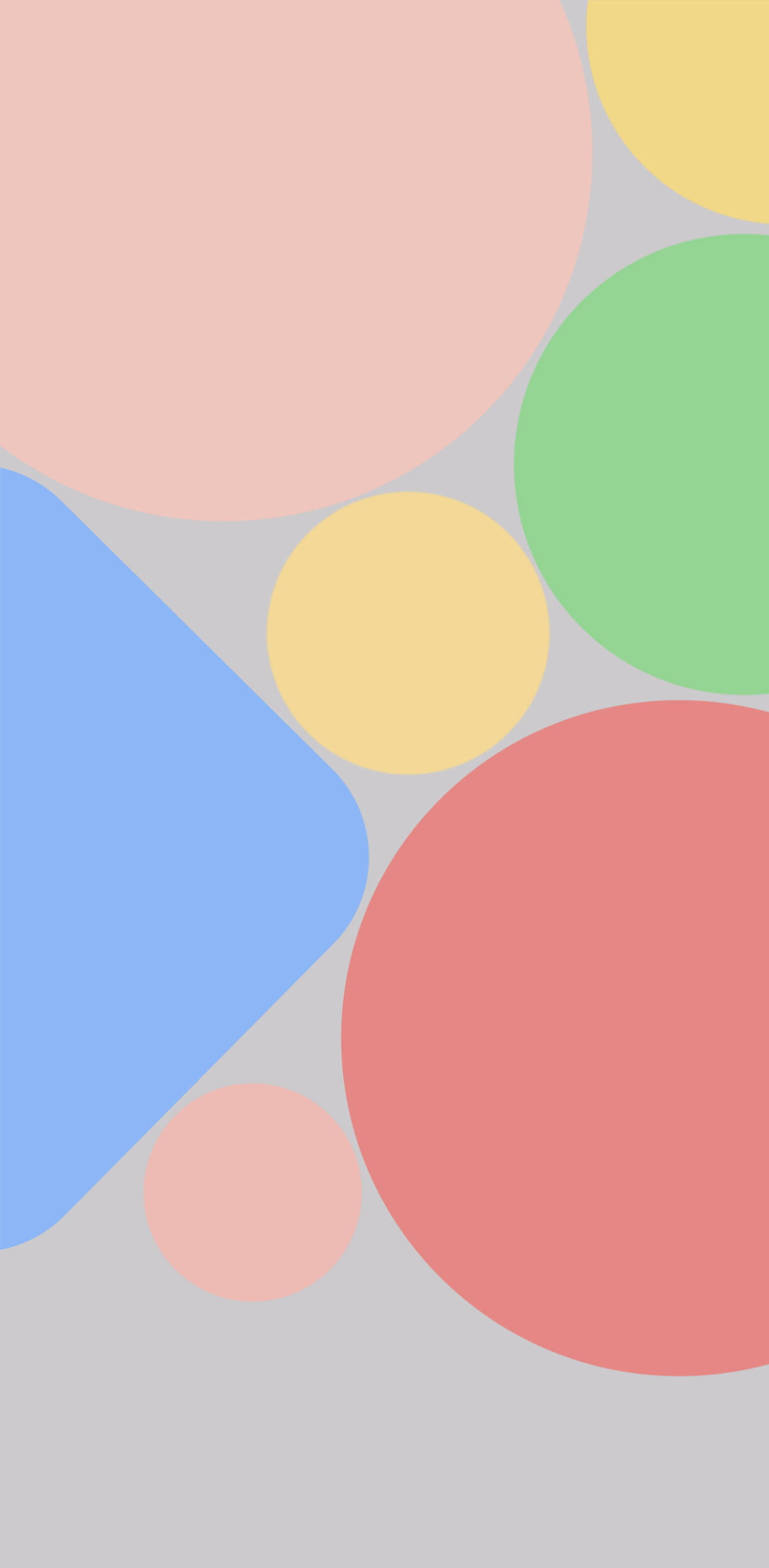 Pastel Renkli Şekiller Google Pixel 4 Duvar Kağıdı