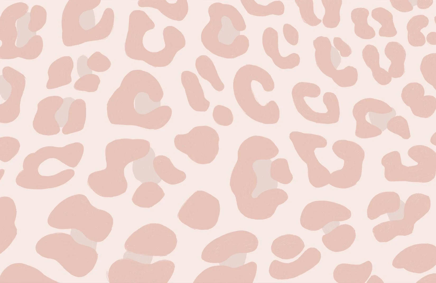 Pastel Şeftali Rengi Leopar Desenli Preppy PFP Duvar Kağıdı