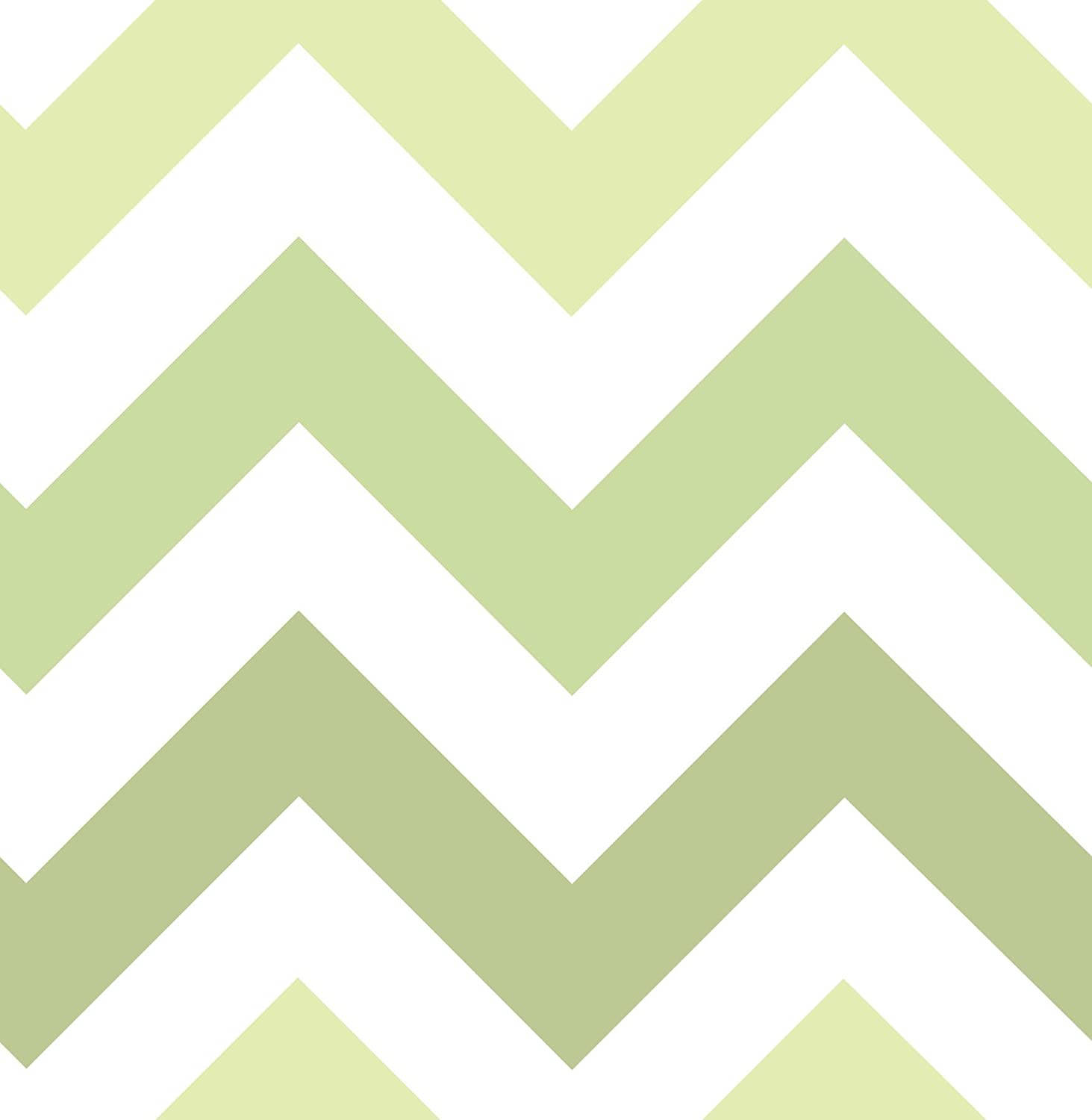Pastel Yeşil Zig-Zag Tasarımı Duvar Kağıdı