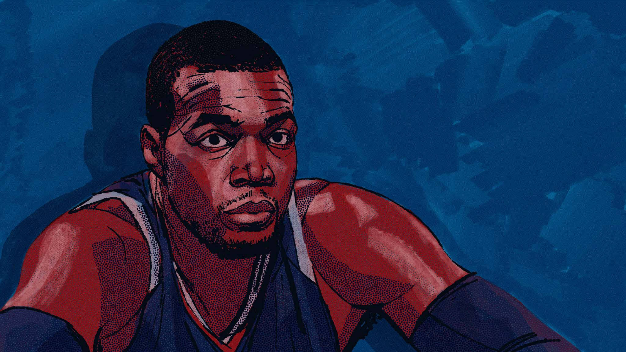 Paul Millsap Karikatür Sanatı Duvar Kağıdı