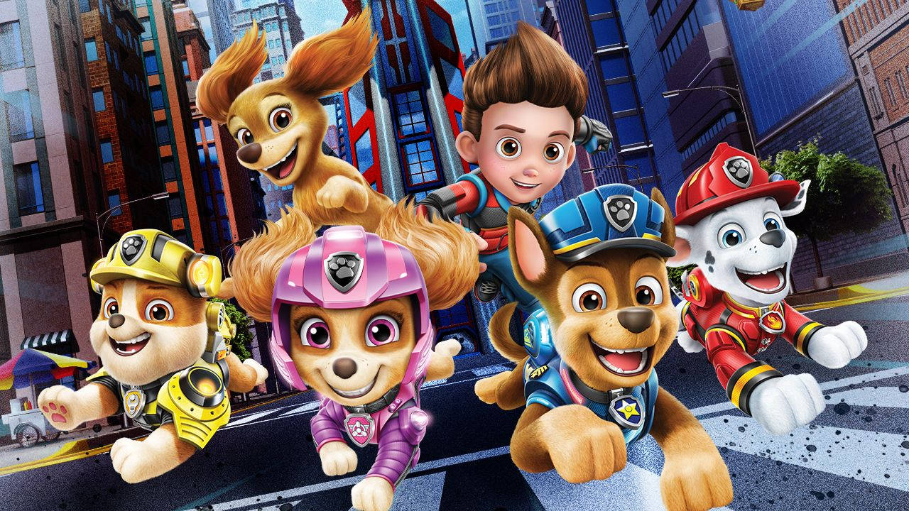 Paw Patrol The Movie Yavruları Hücum Ediyor Duvar Kağıdı