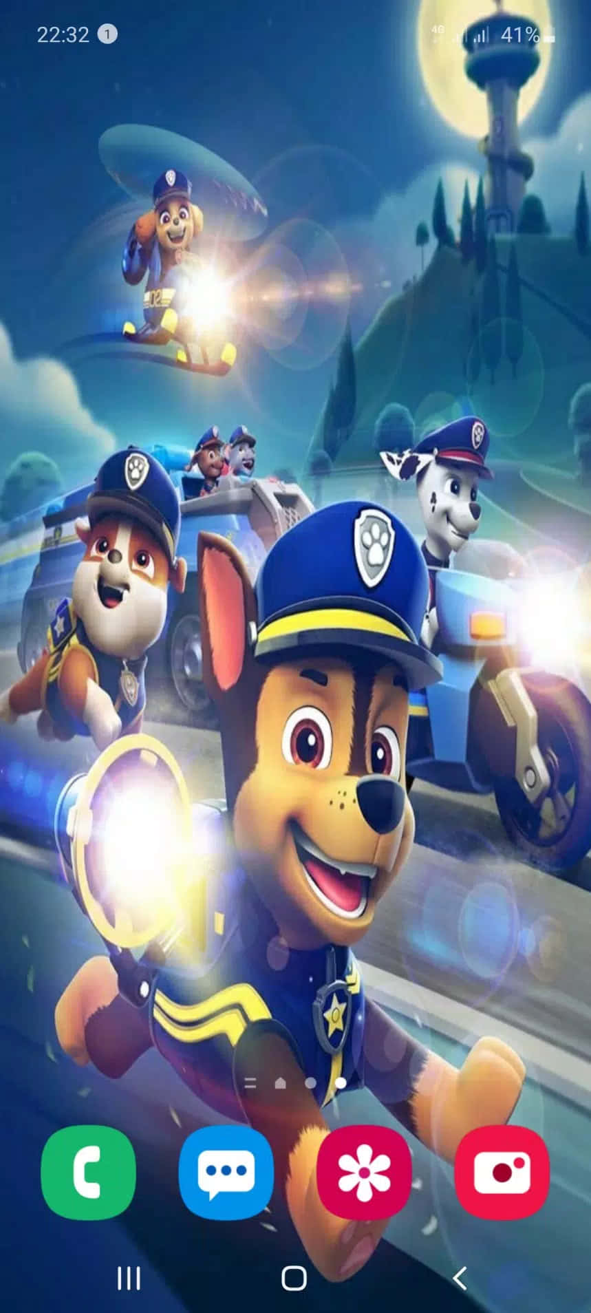 “Paw Patrol'ün Skye'ı ile Uçuşa Hazır Olun!” Duvar Kağıdı