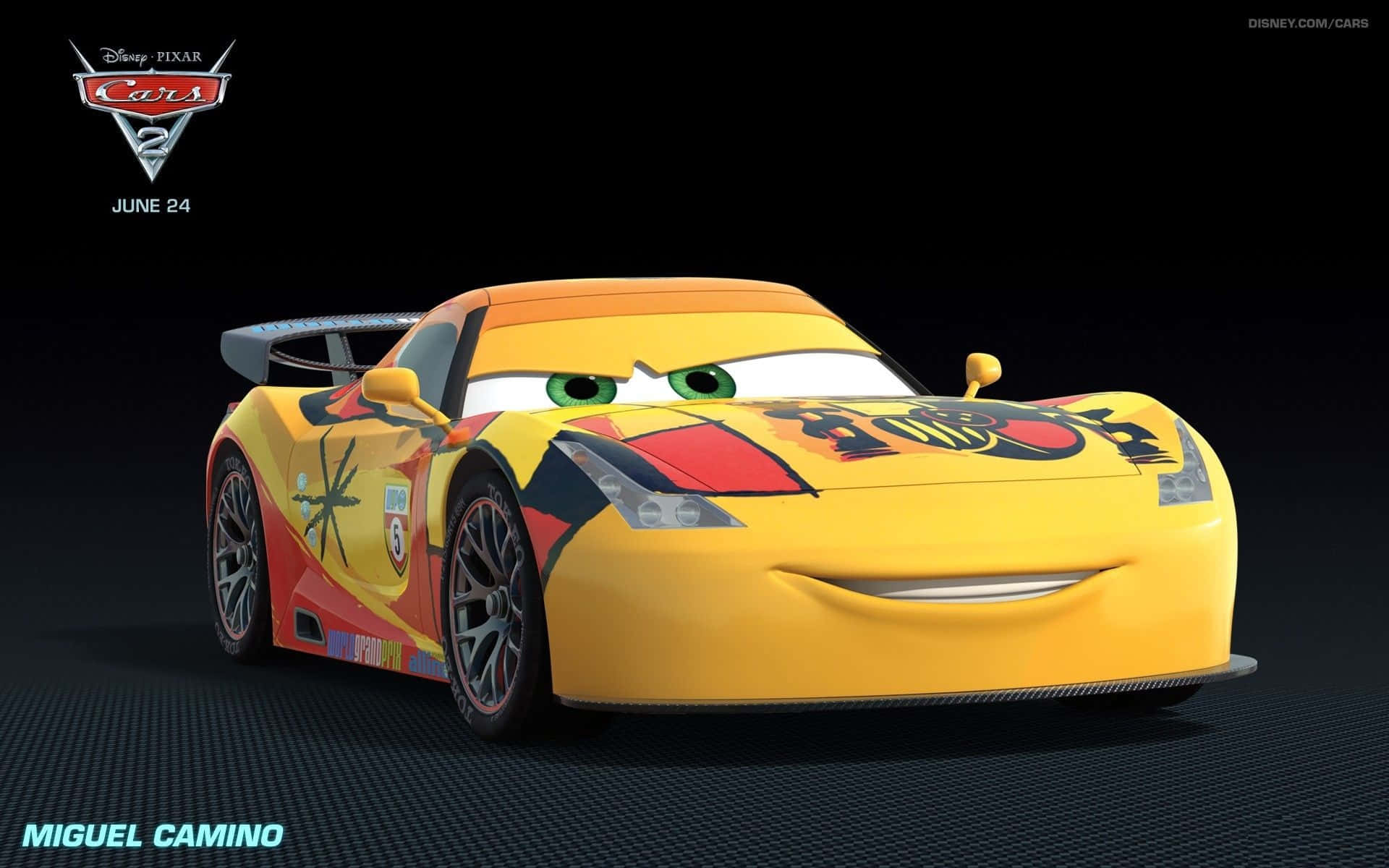 Pedalı sonuna kadar bastırın, Cars 2 ekibiyle. Duvar Kağıdı