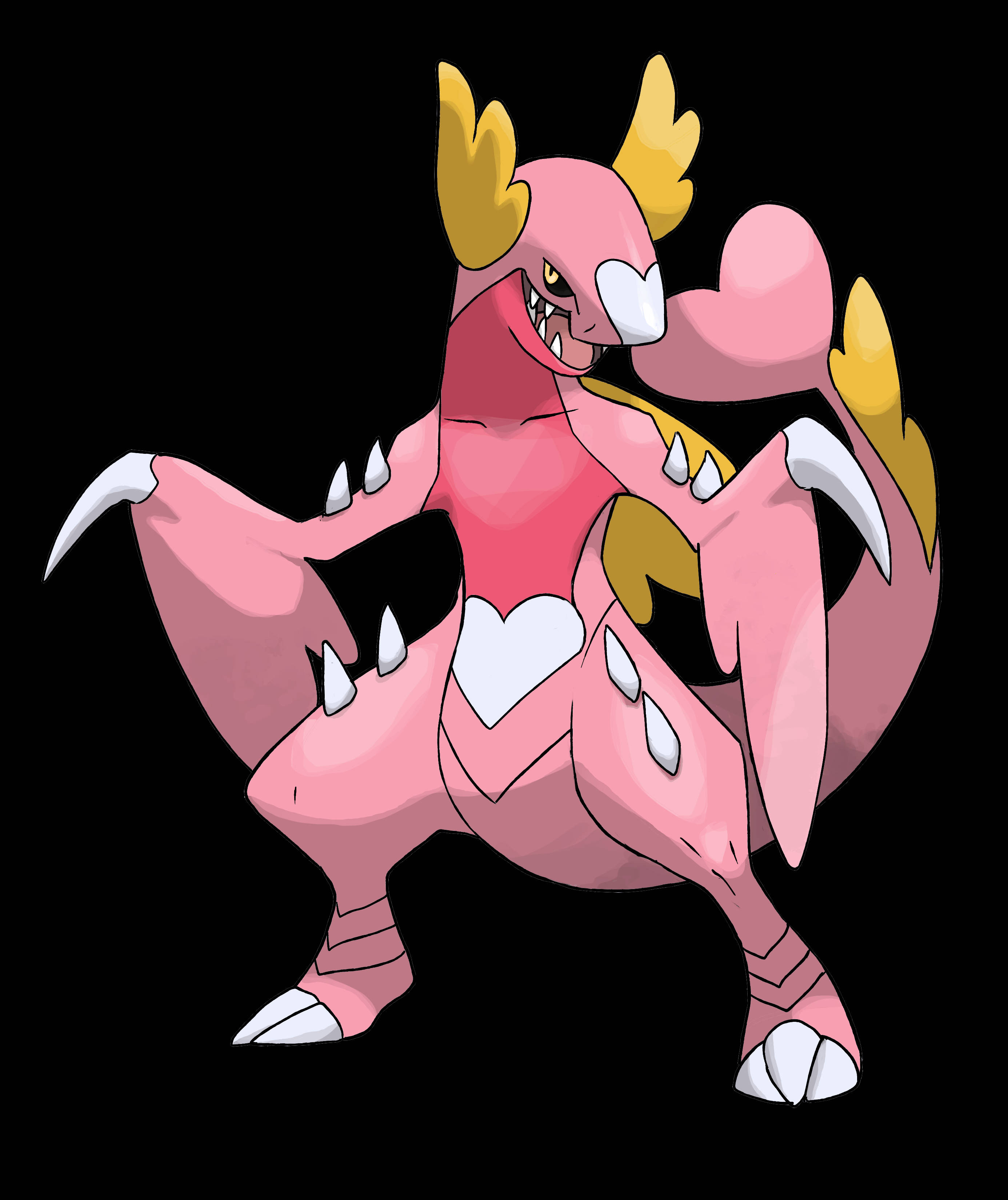 Pembe Dostumsu Garchomp Duvar Kağıdı