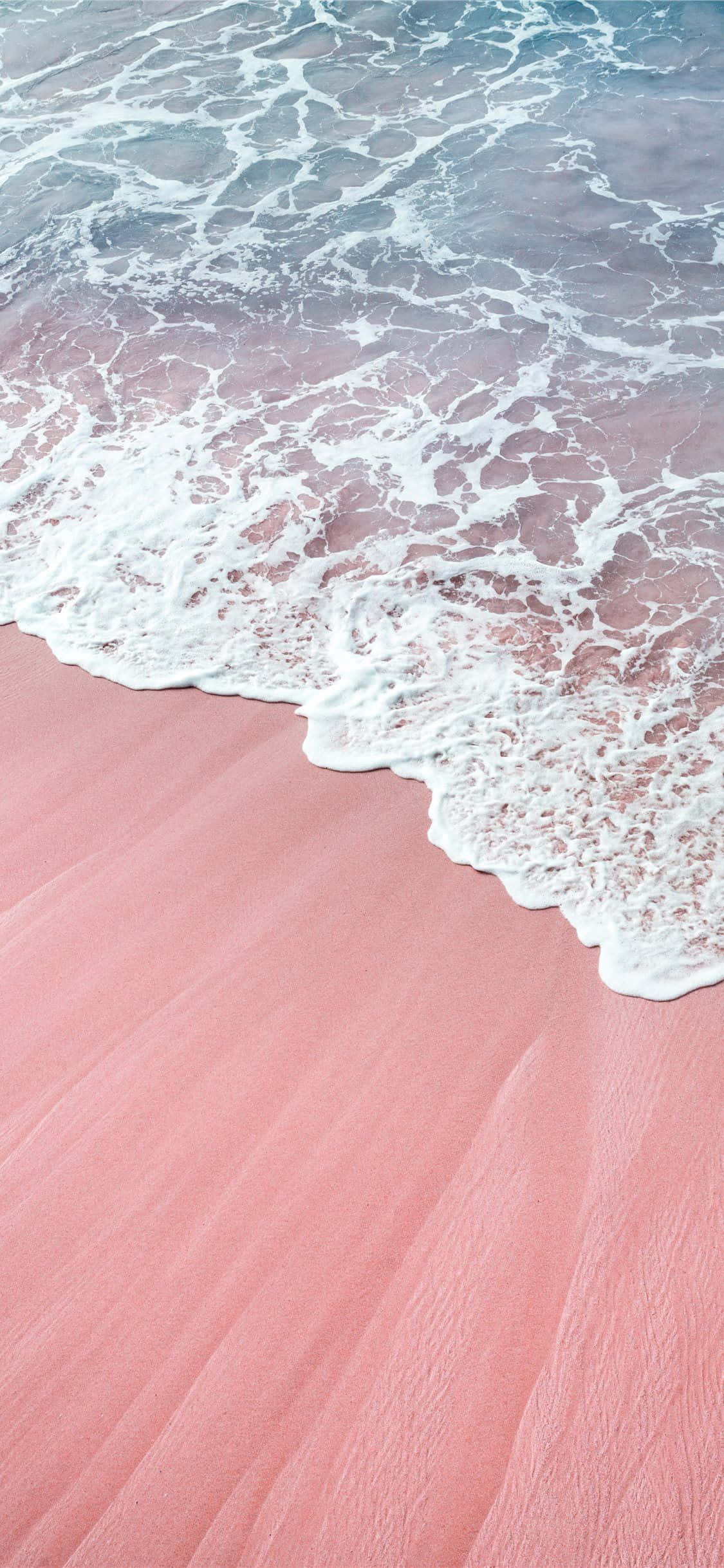 Pembe Estetik Bir iPhone ve Renkli Çiçek Düzenlemesi Duvar Kağıdı