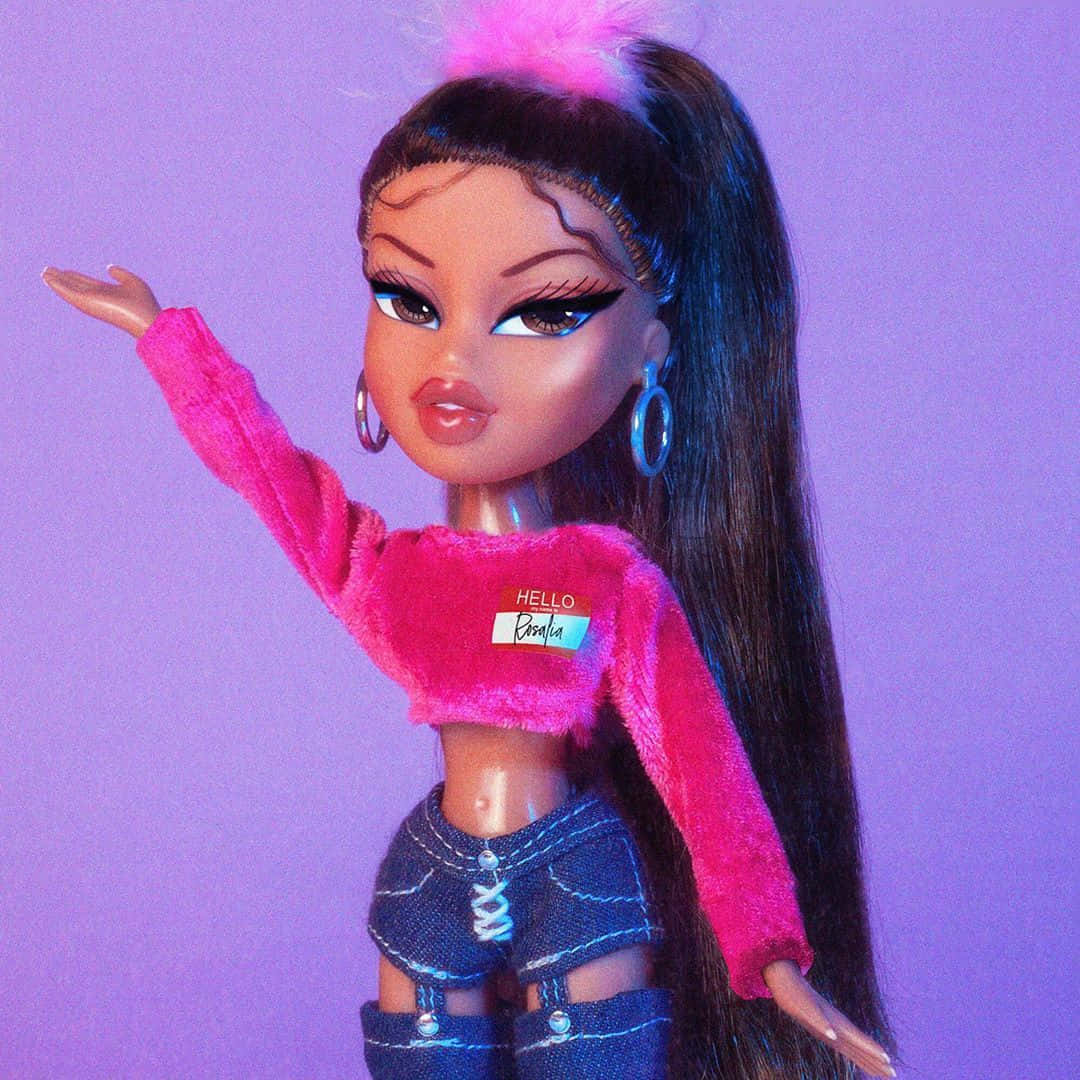Pembe Estetik Bratz Bebeği Sasha Duvar Kağıdı