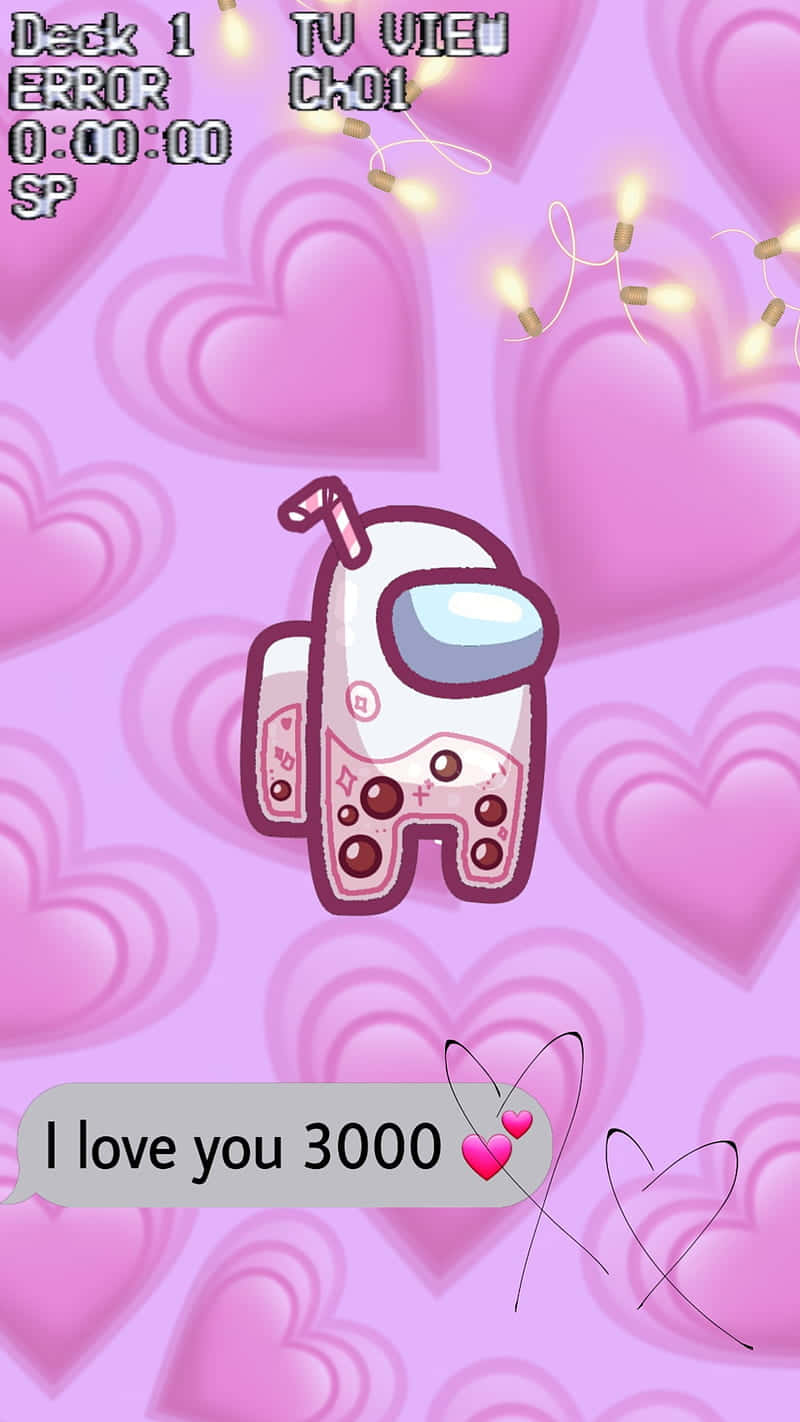 pembe kalpli ve robotlu bir oyun Duvar Kağıdı
