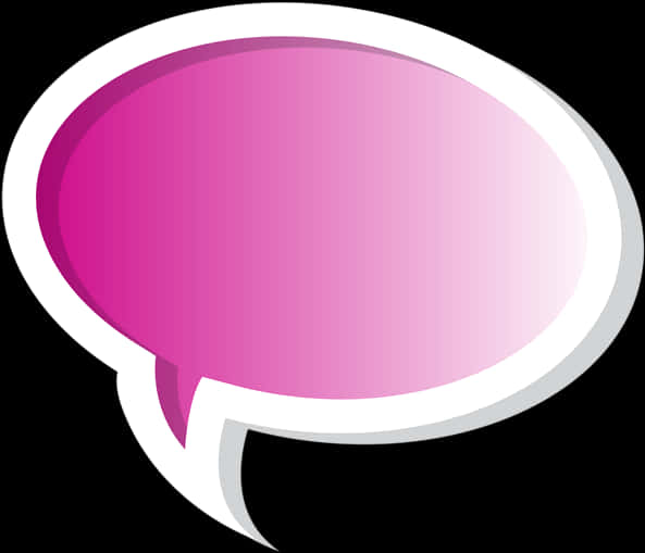 Pembe Konuşma Balonu Grafiği Duvar Kağıdı