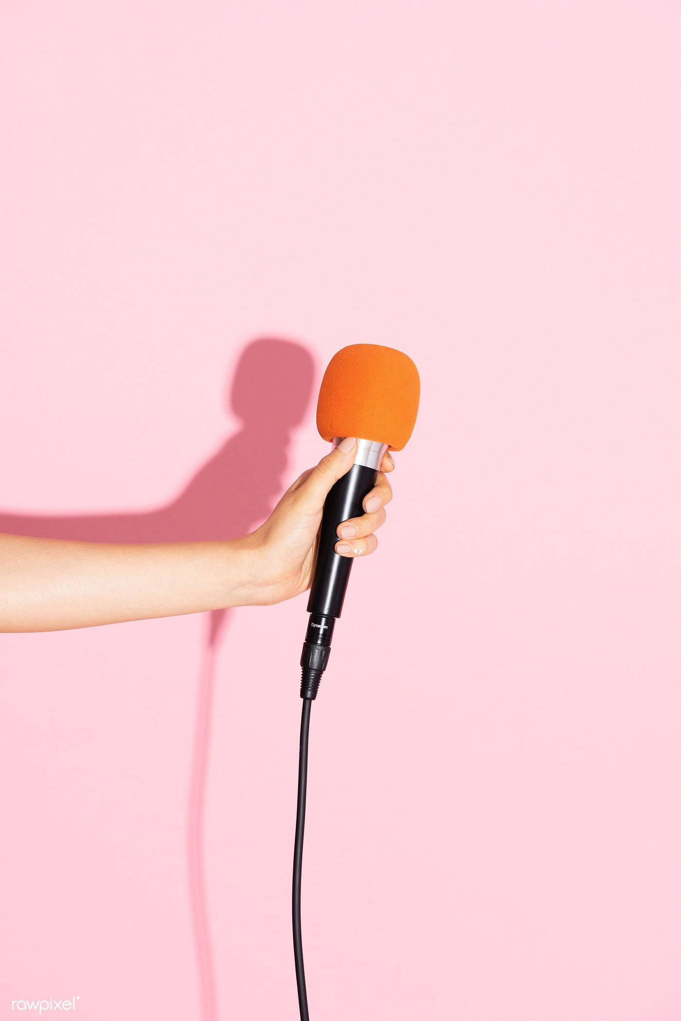 Pembe Müzik Estetiği Duvar Kağıdı