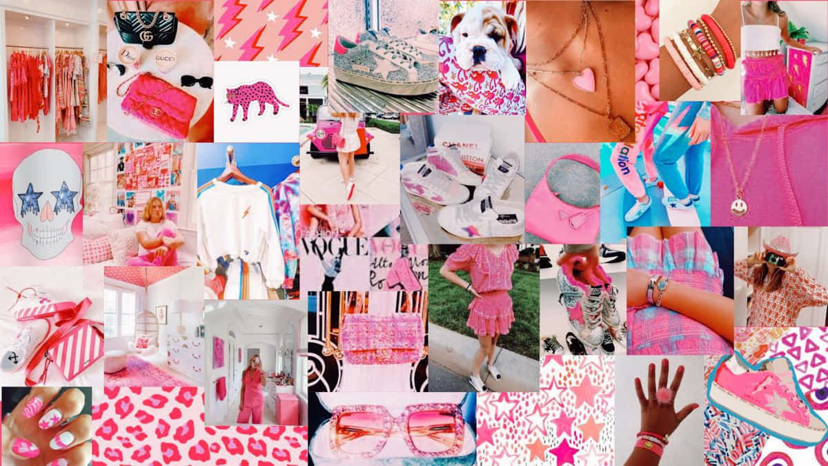 Pembe Preppy Masaüstü Duvar Kağıdı
