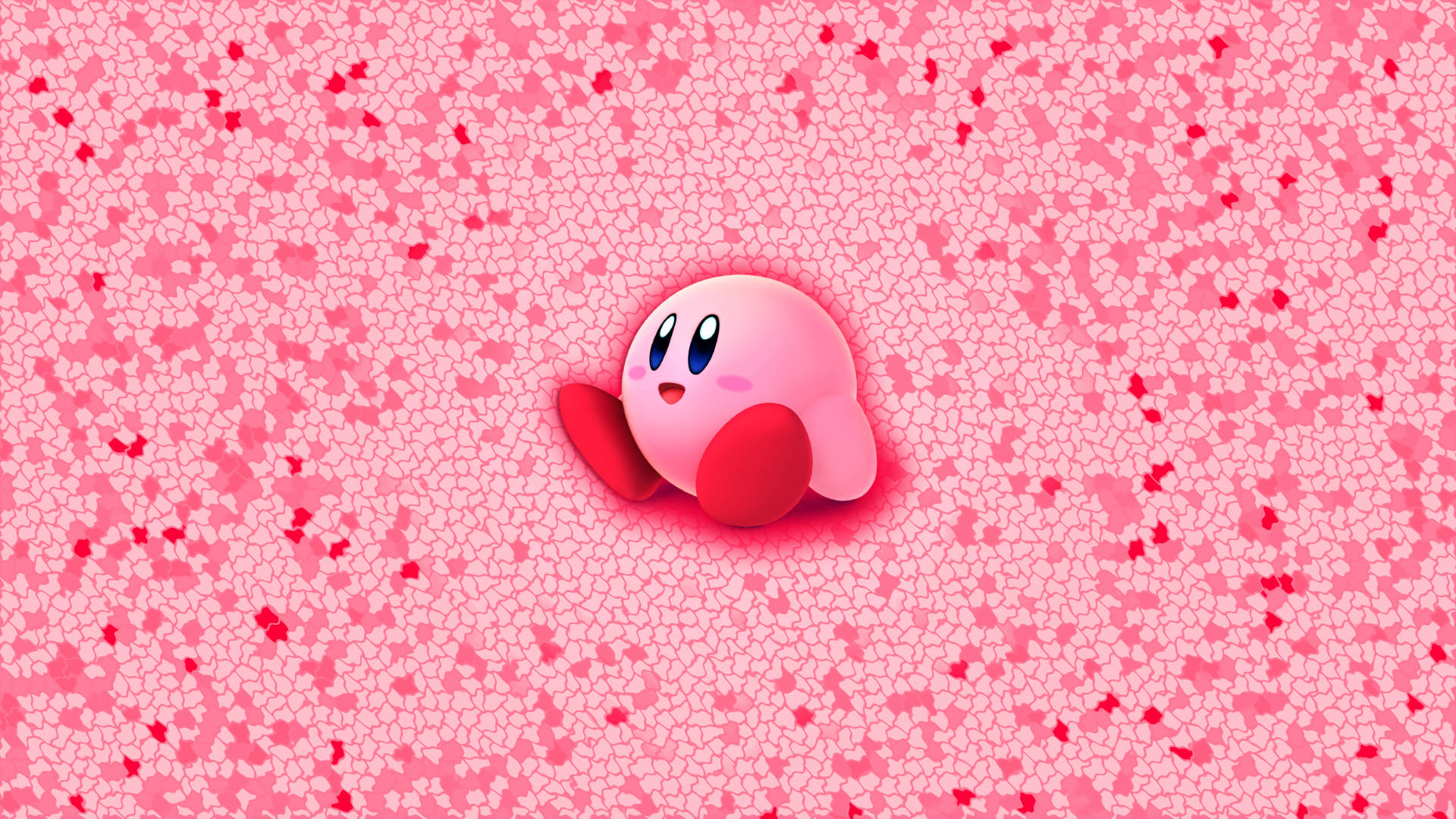 Pembe Sevimli Kirby Duvar Kağıdı