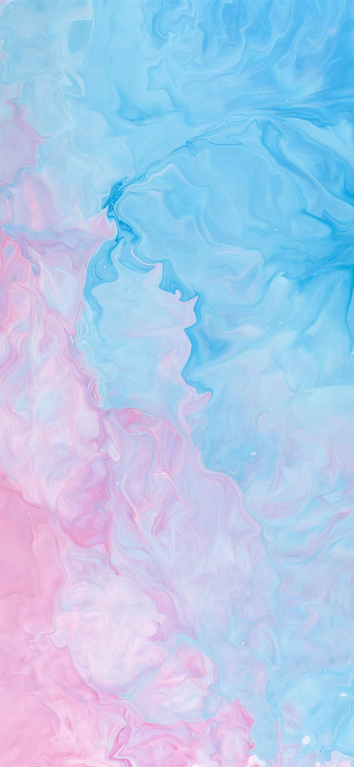 Pembe ve Mavi iPhone XR Duvar Kağıdı