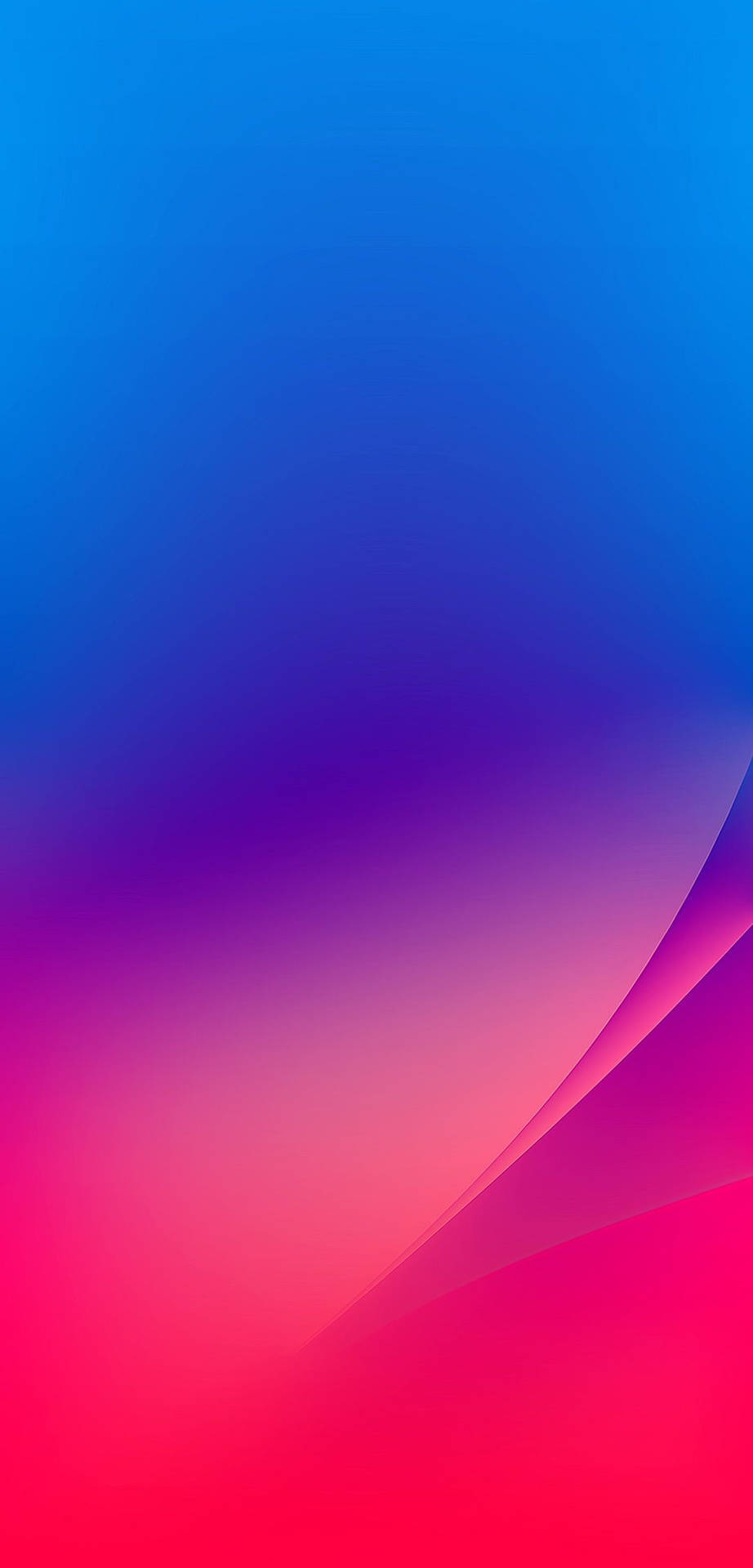 Pembe ve Mavi iPhone Xr İmza Duvar Kağıdı