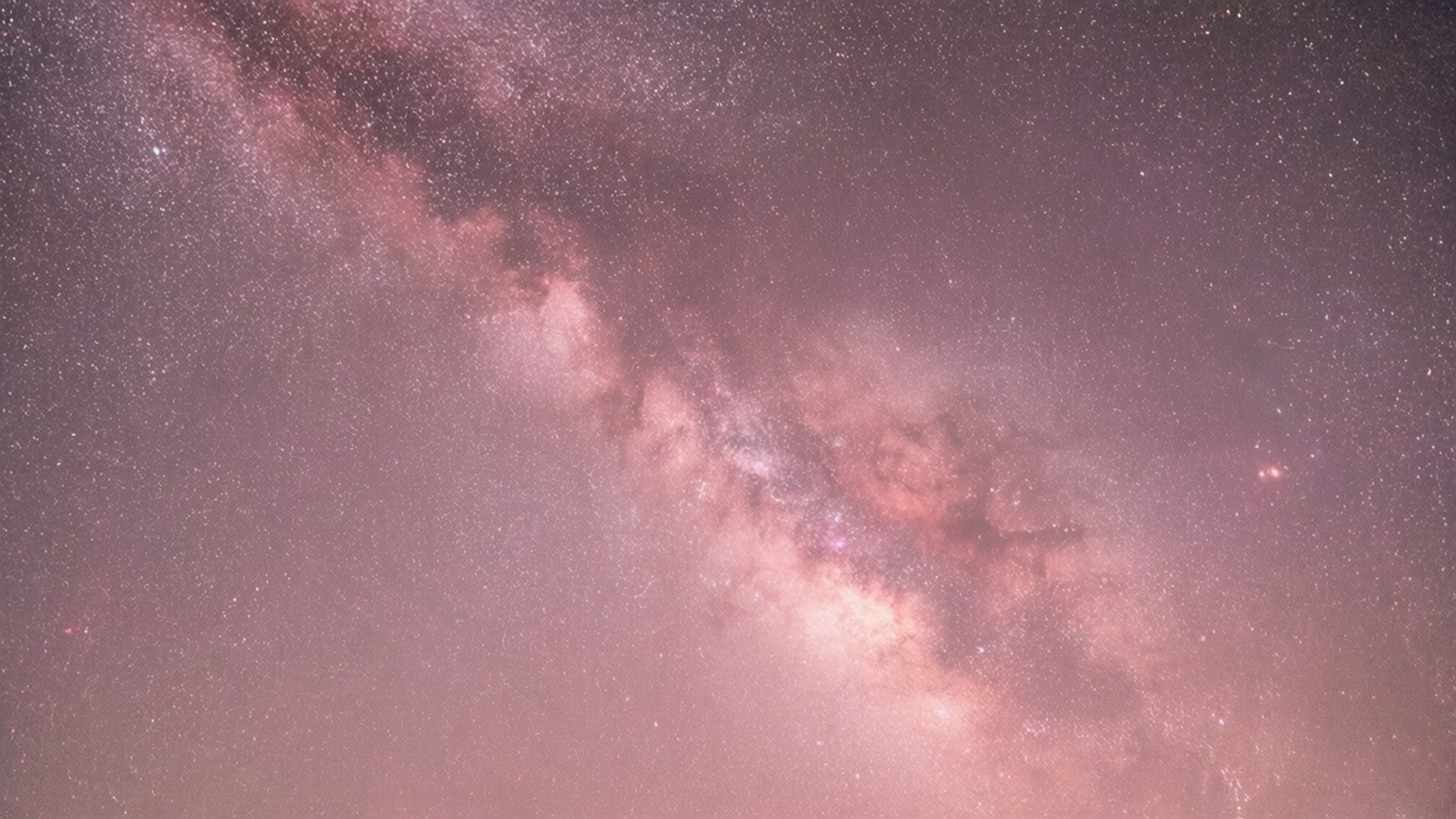 Pembe Yıldızlı Gece Duvar Kağıdı