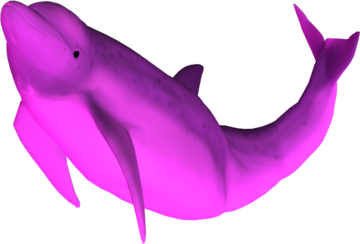 Pembe3 D Balina Modeli Duvar Kağıdı