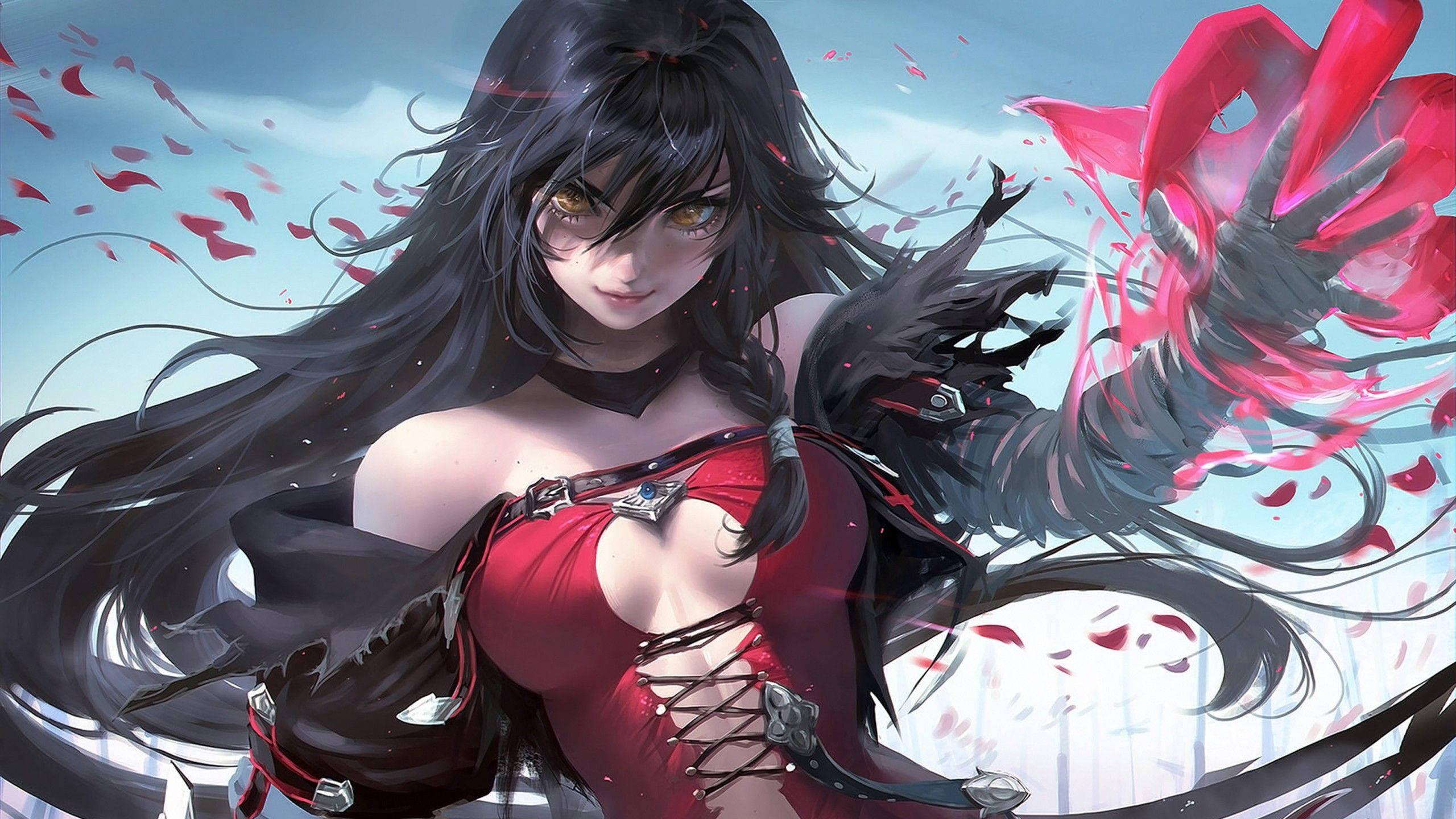 Pençeli Seksi Anime Kızı Duvar Kağıdı