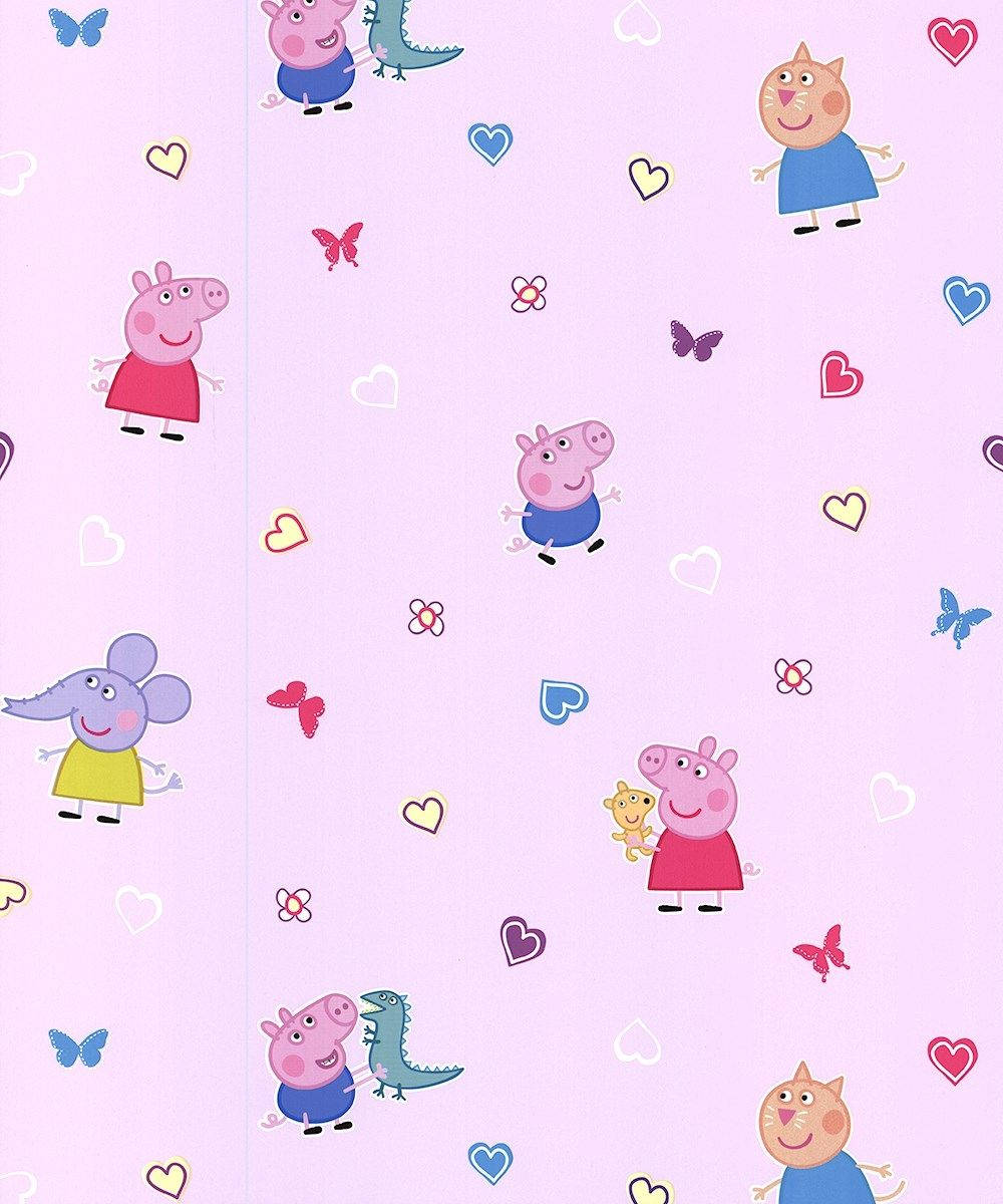 "Peppa Pig Oynamaya Hazır!" Duvar Kağıdı