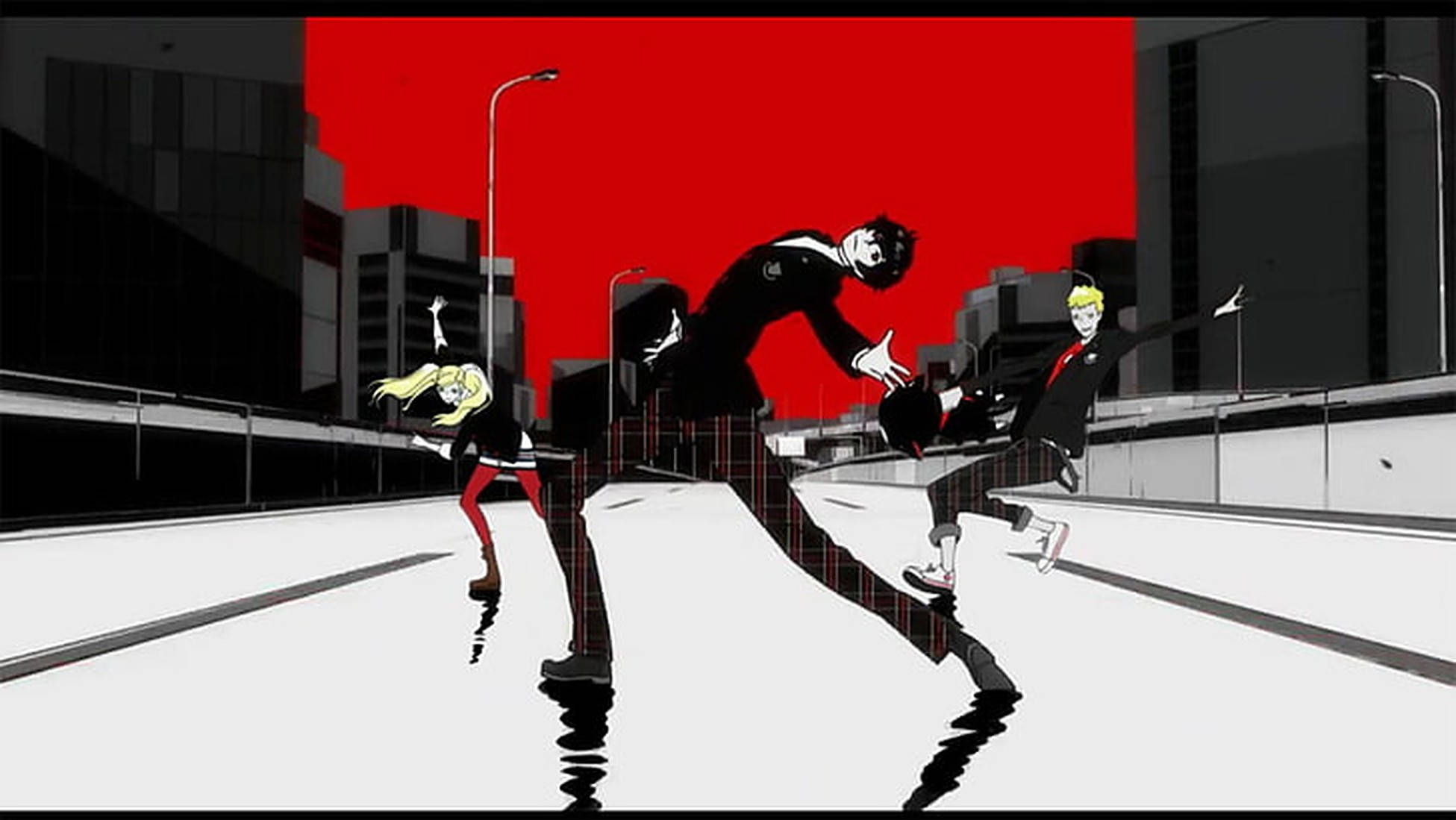 Persona 5 Anime Dansı Duvar Kağıdı