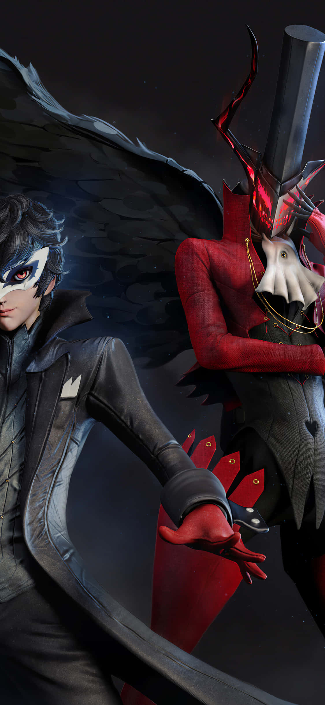 Persona 5 iPhone ile Hayalet Hırsızı Deneyiminizi Bir Üst Seviyeye Taşıyın Duvar Kağıdı