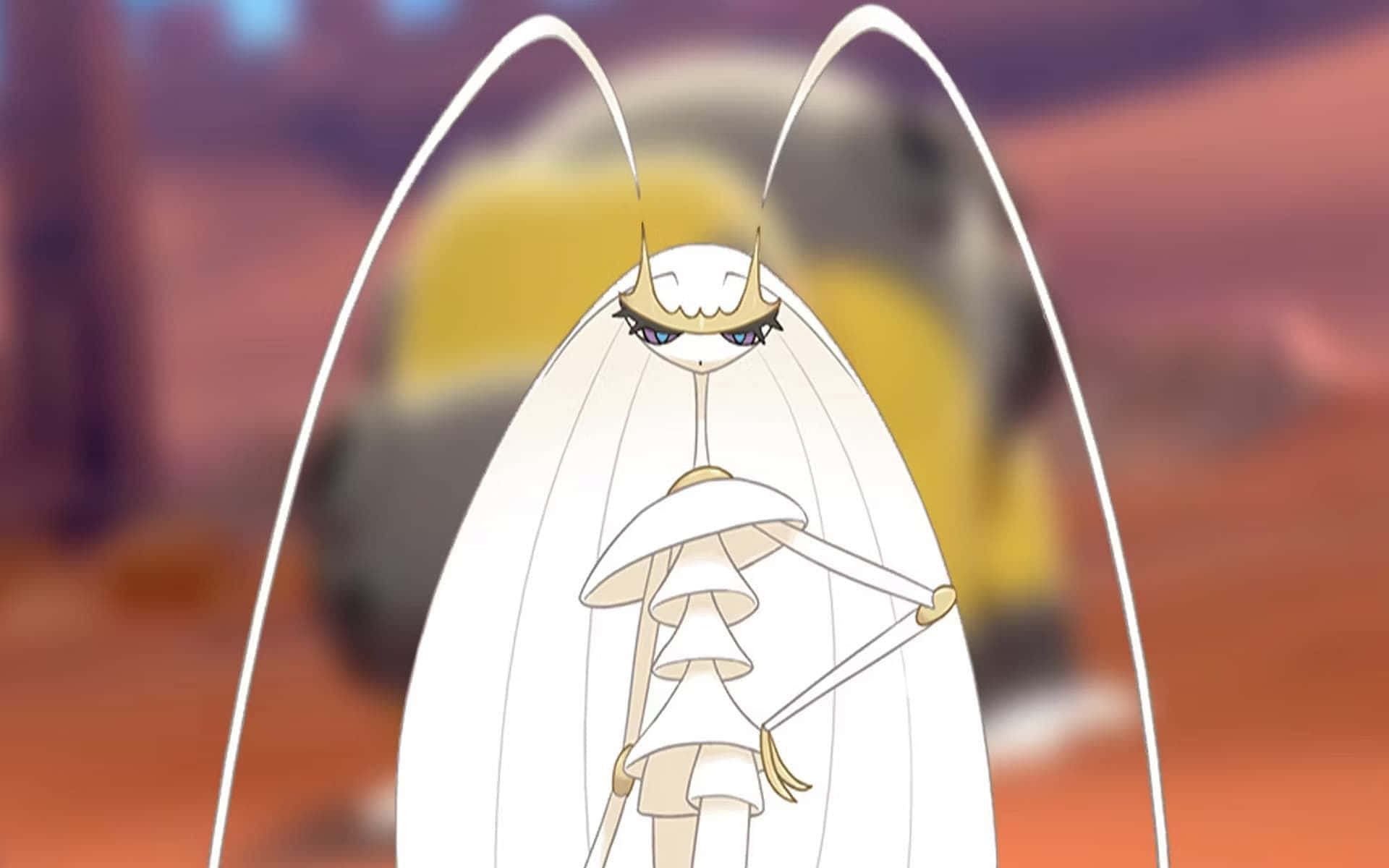 Pheromosa Pokemon Bulanık Arka Planlı Duvar Kağıdı