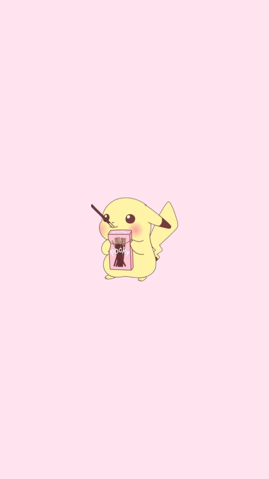 Pika Pocky Yumuşak Estetik Duvar Kağıdı