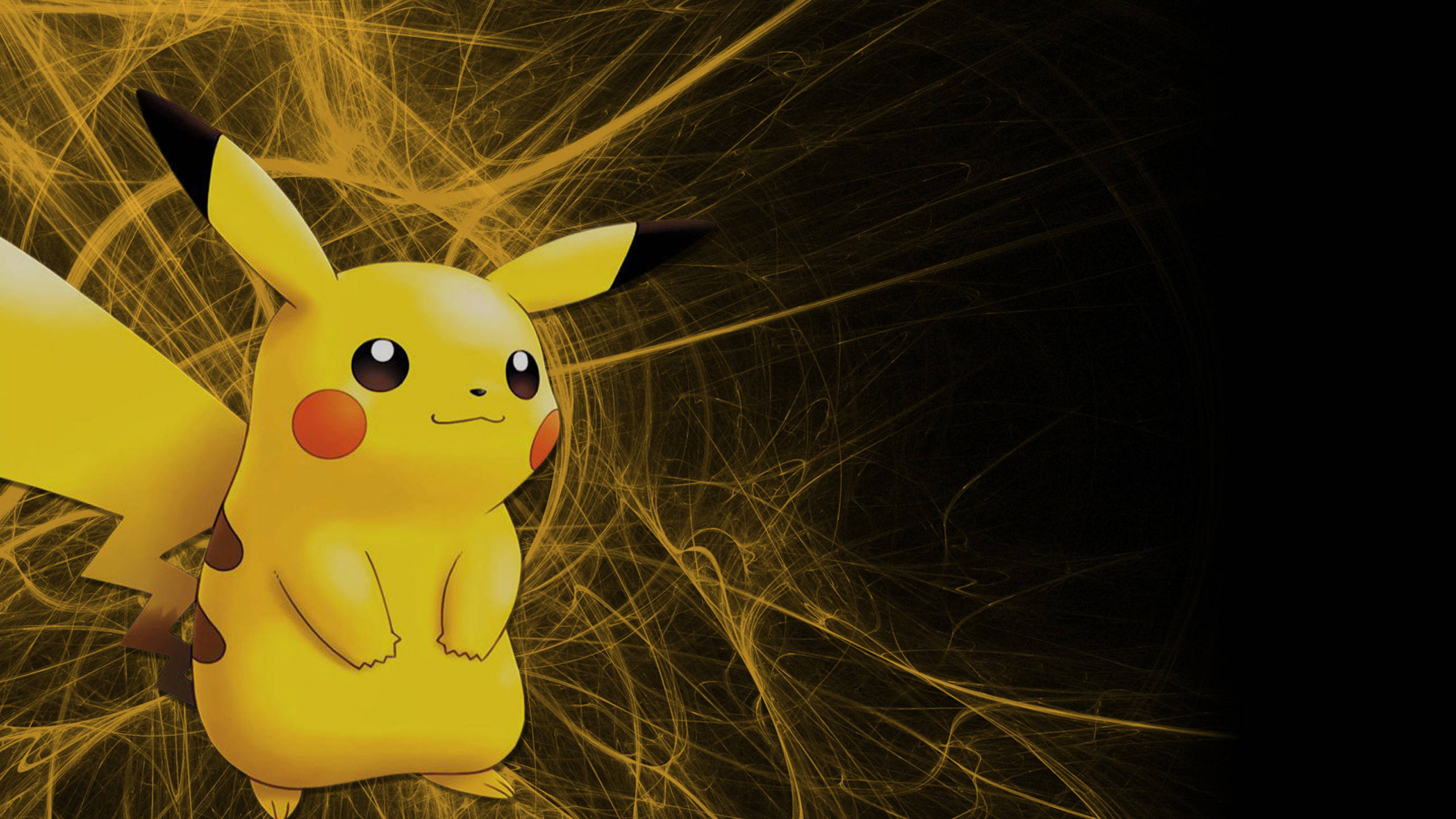 Pikachu Elektrik Şoku Havalı Pokemon Duvar Kağıdı