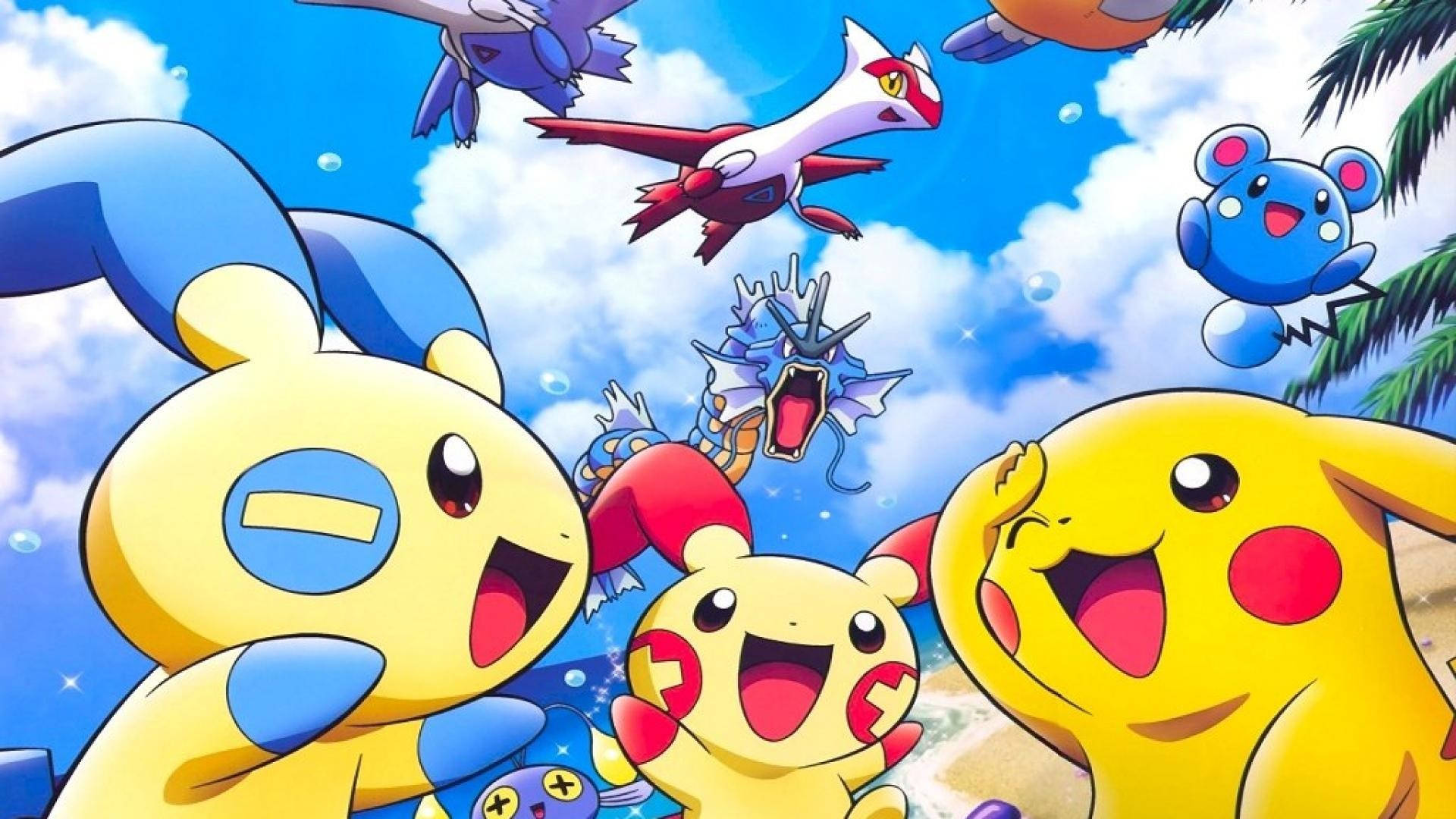 Pikachu Evrimi Harika Pokemon Duvar Kağıdı