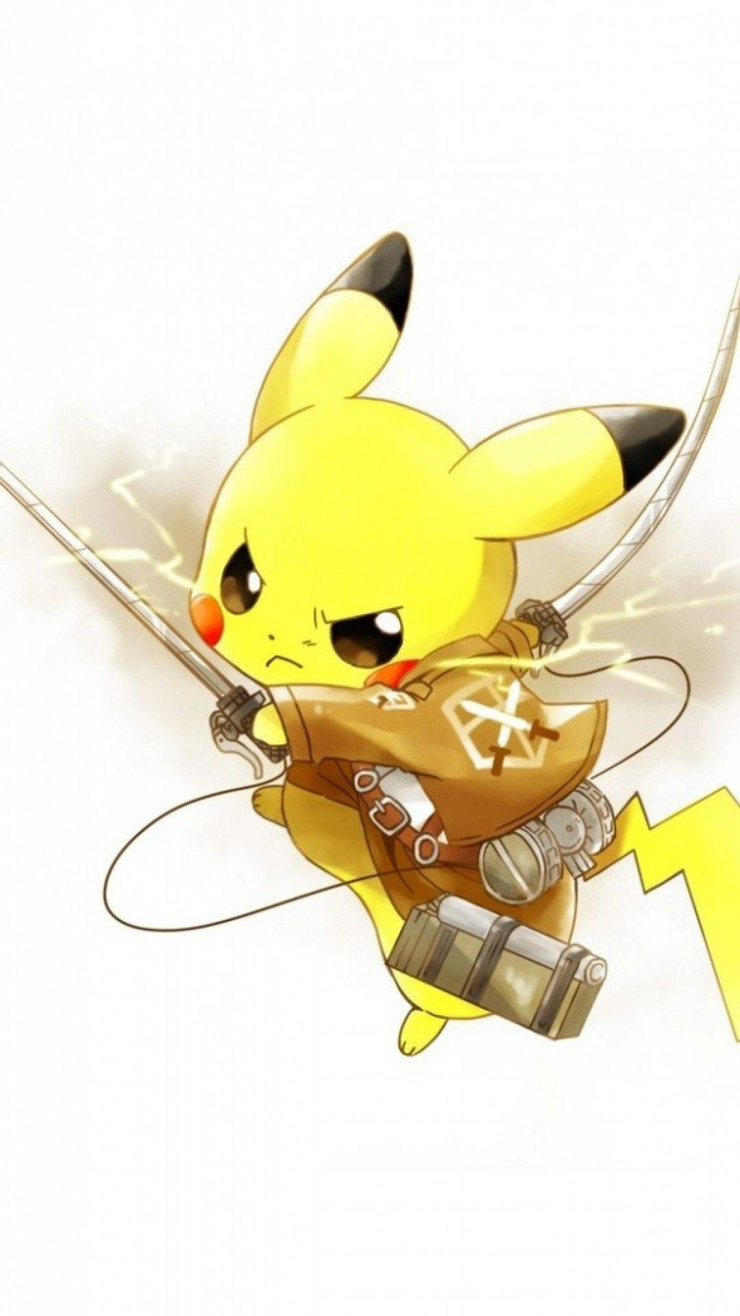 Pikachu güneşin ve doğanın tadını çıkarıyor Duvar Kağıdı