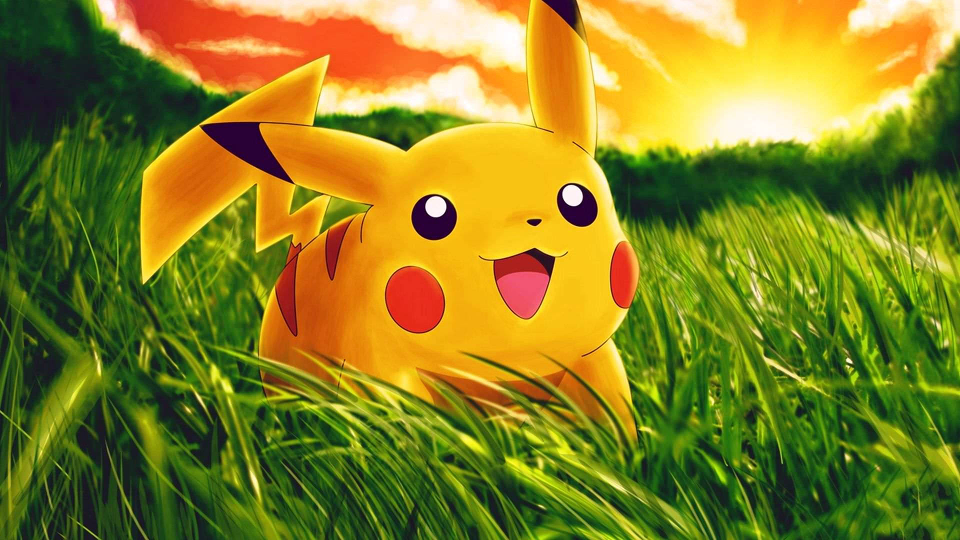 Pikachu'ya Merhaba De! Duvar Kağıdı