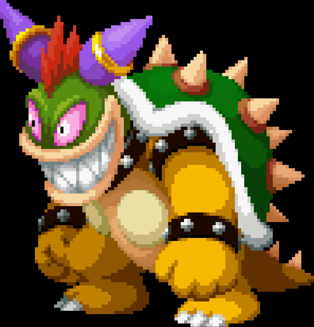 Piksel Sanatı Bowser Duvar Kağıdı
