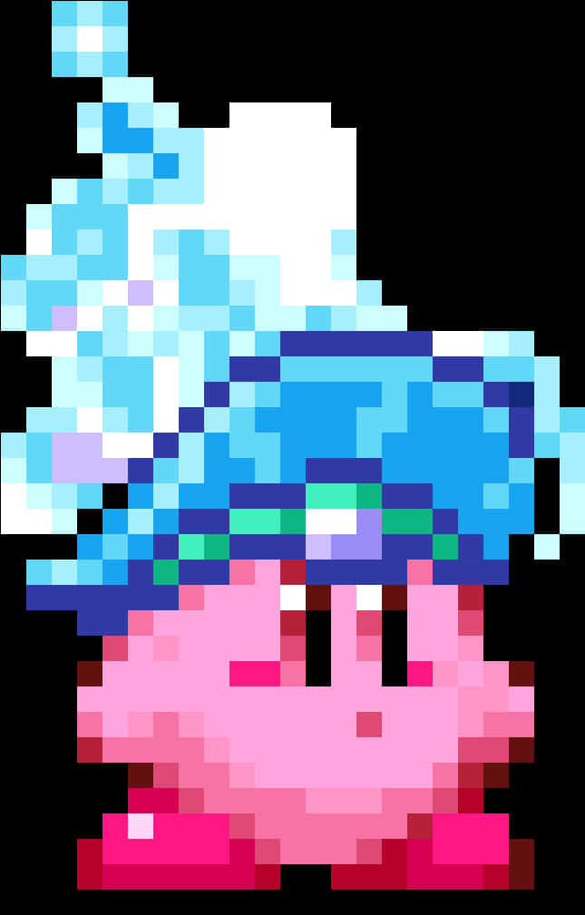 Piksel Sanatı Kirby Duvar Kağıdı