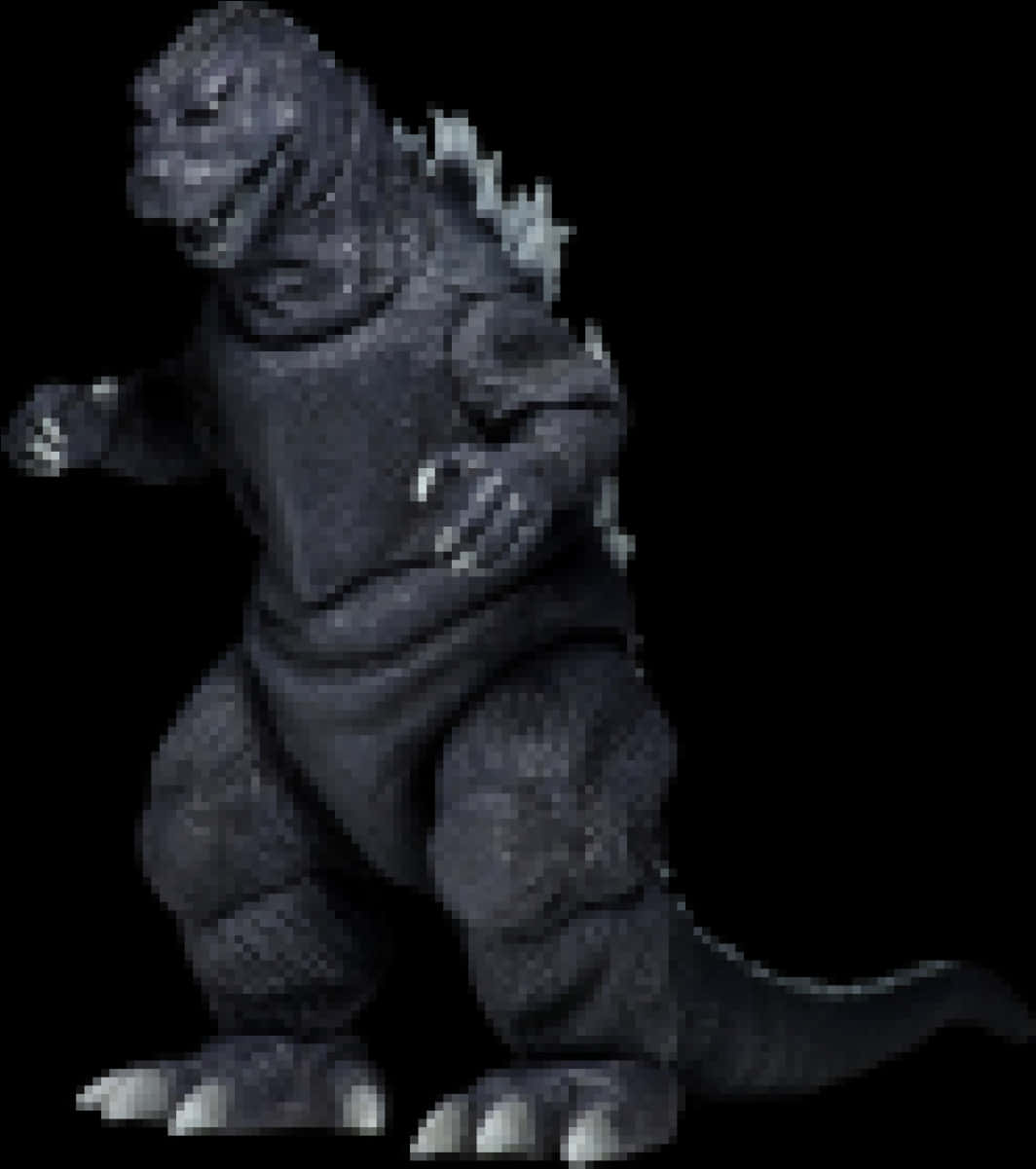 Pikselleşmiş Godzilla Figürü Duvar Kağıdı