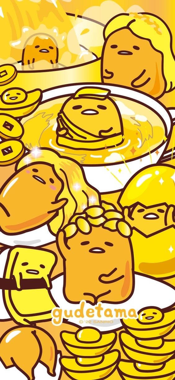 Pişmiş Gudetama Estetiği Duvar Kağıdı