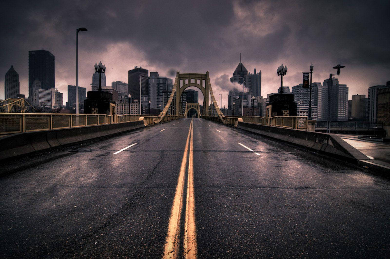 Pittsburgh Hüzünlü Şehir Duvar Kağıdı