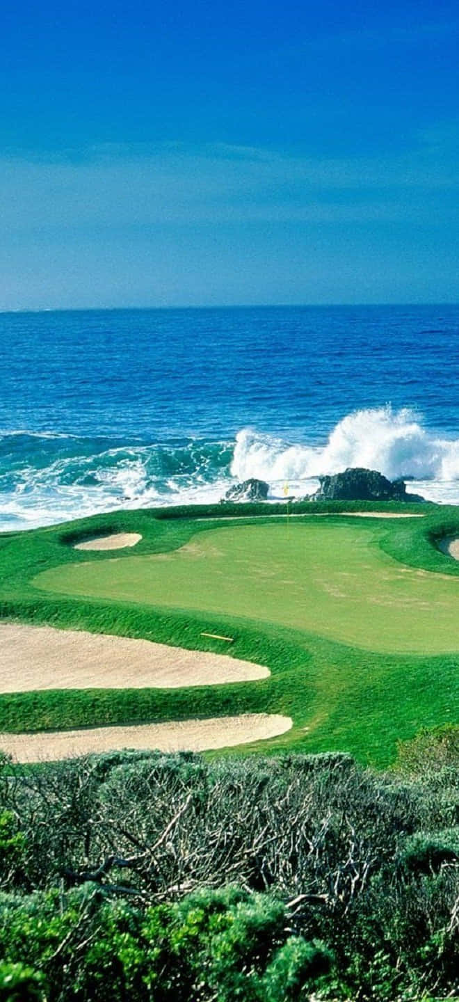 Pixel 3 Bali Beach Golf Sahası Arka Planı Duvar Kağıdı