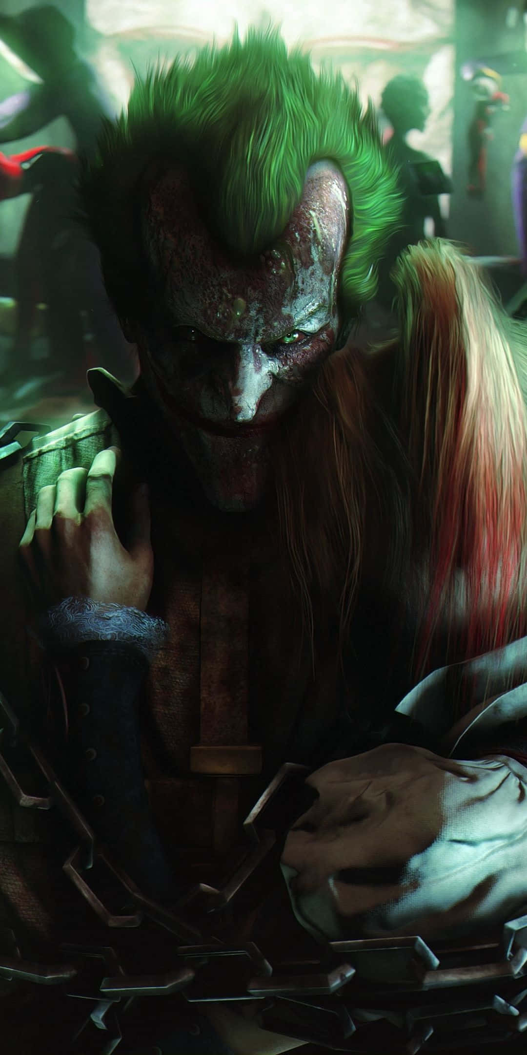 Pixel 3 Batman Arkham City Joker Oyun Karakteri Arkaplan Duvar Kağıdı
