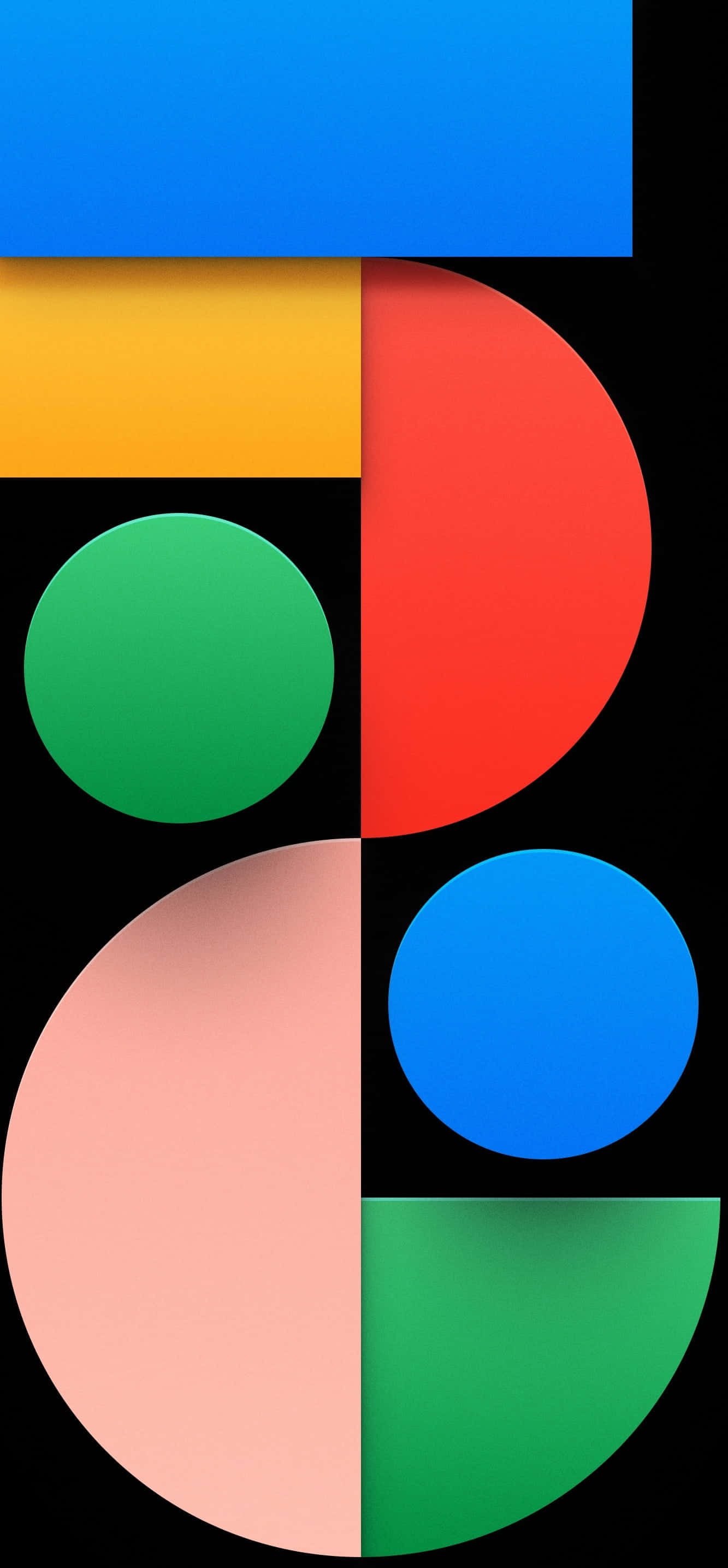 Pixel 3 için Çarpıcı AMOLED Ekran Duvar Kağıdı