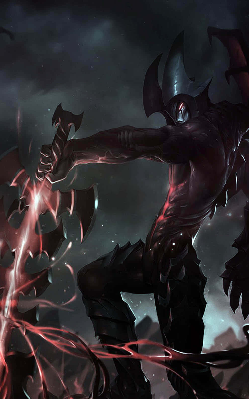 Pixel 3 League Of Legends Arka Planı ve Aatrox Duvar Kağıdı