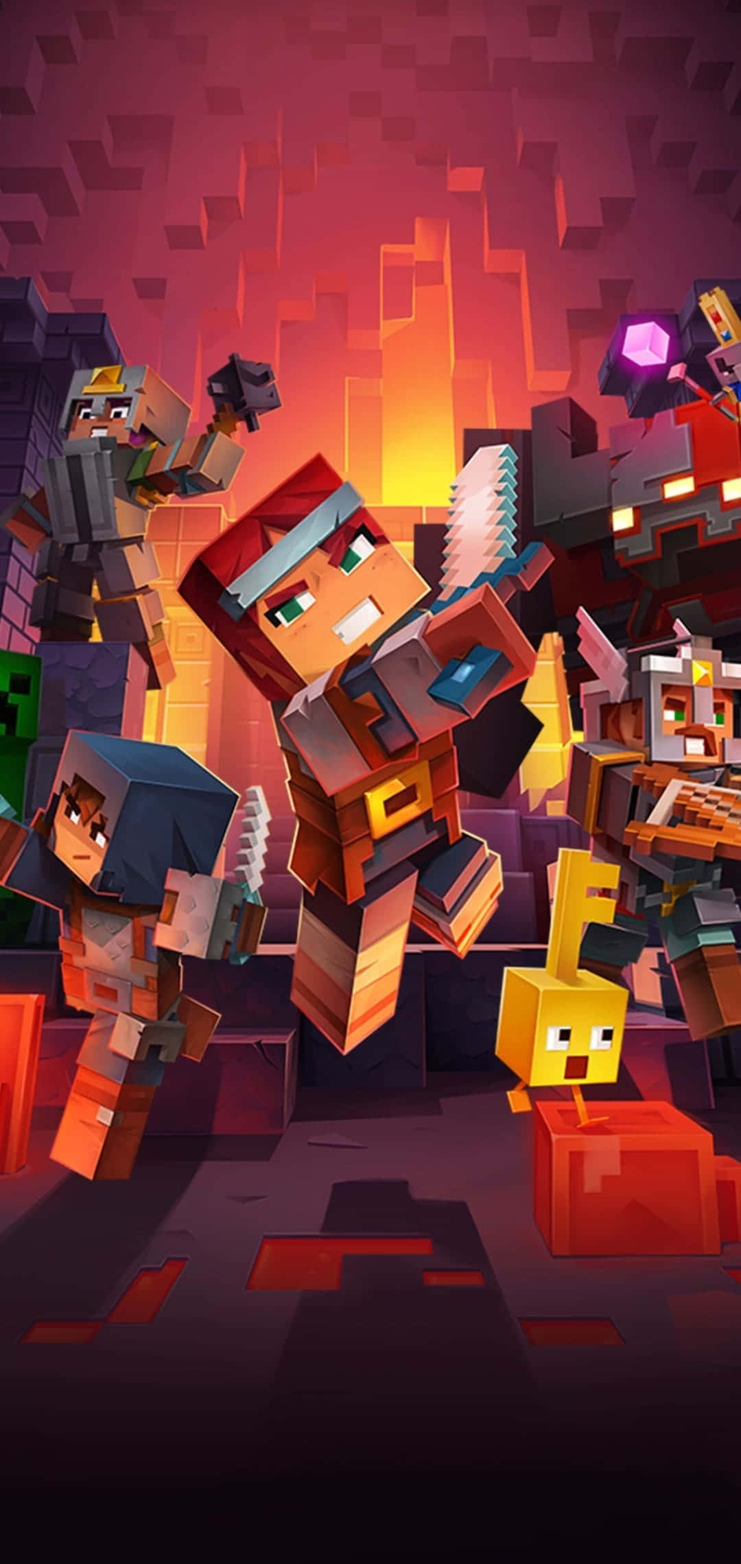 Tanıtım Posteri Pixel 3 Minecraft Arka Planı Duvar Kağıdı